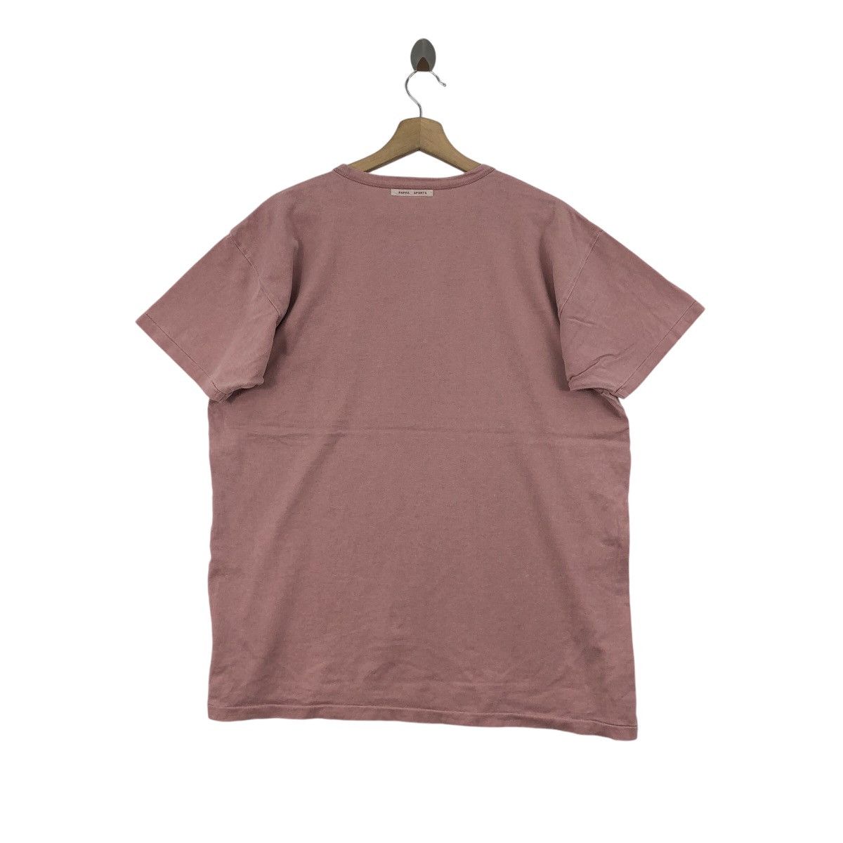 Japanese Brand Vintage PAPAS Tee Shirt Half Button Indigo Style Japanese Size US XL / EU 56 / 4 - 3 Thumbnail