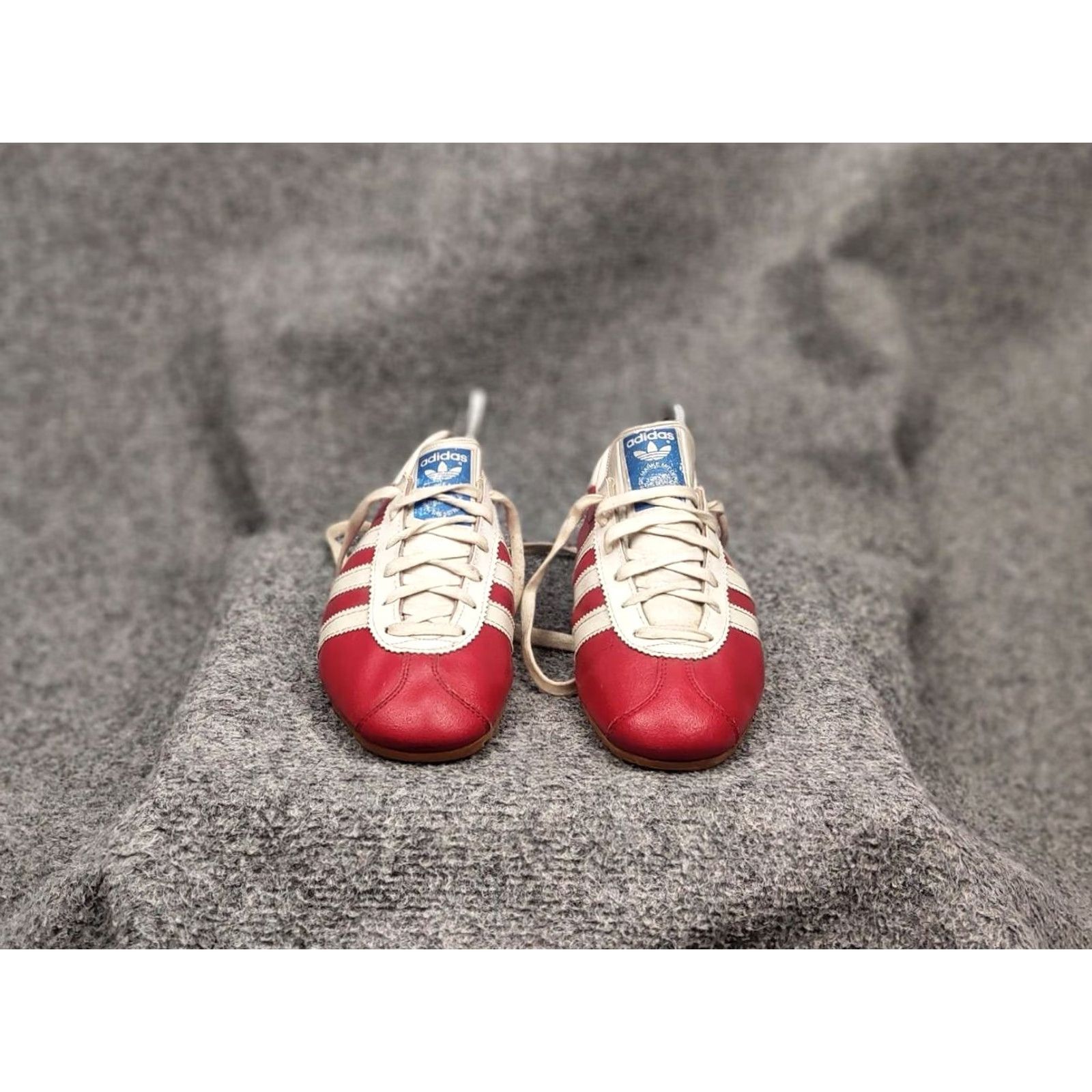 Adidas Adidas Hobby Vintage Sneakers 70's Austria Red Leather Trainers Shoes Size US 5 / EU 37 - 6 Thumbnail
