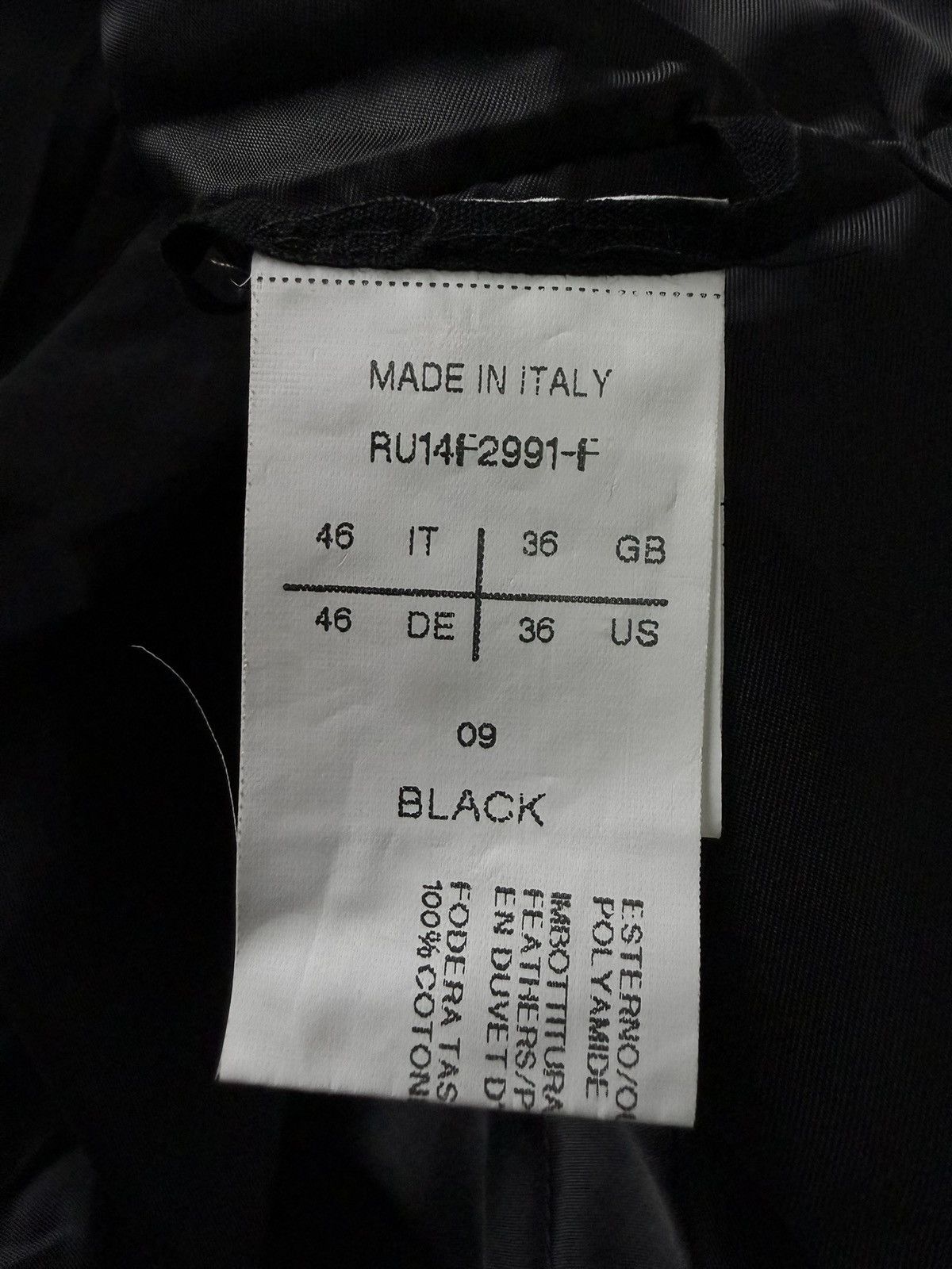 Rick Owens Rick Owens Black Asymmetrical Jacket Size US M / EU 48-50 / 2 - 8 Thumbnail