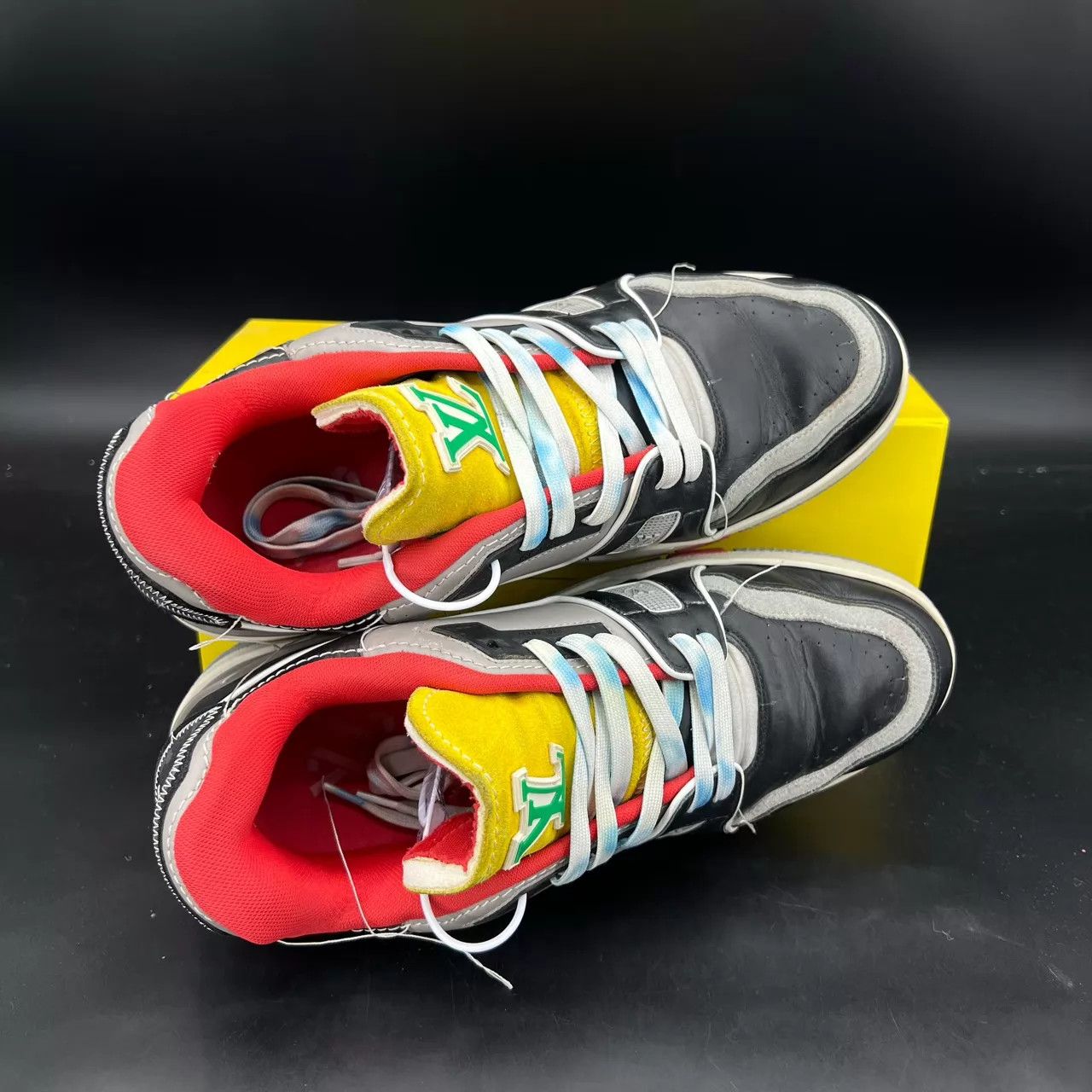 Louis Vuitton LV Trainer Show yellow red size 8 CH6355 Size US 9 / EU 42 - 7 Thumbnail