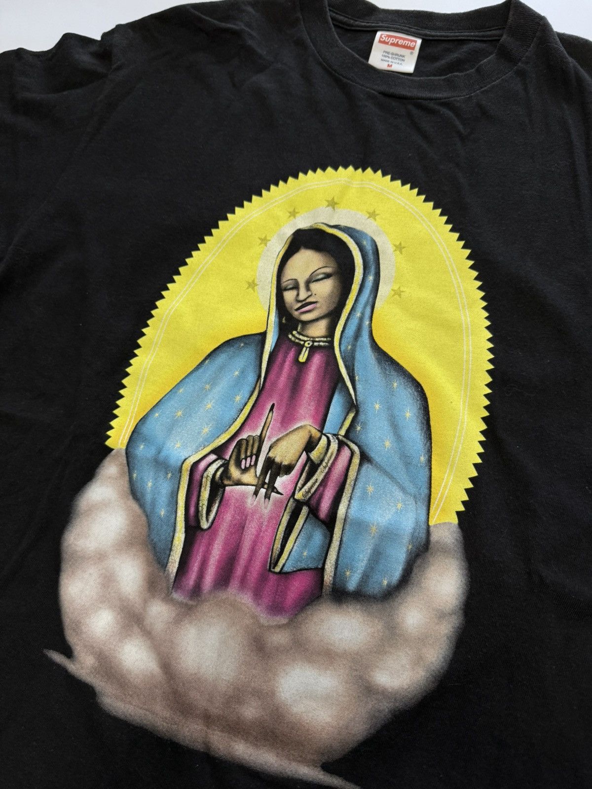 Supreme Supreme la opening exclusive virgin Mary tee Size US M / EU 48-50 / 2 - 2 Thumbnail