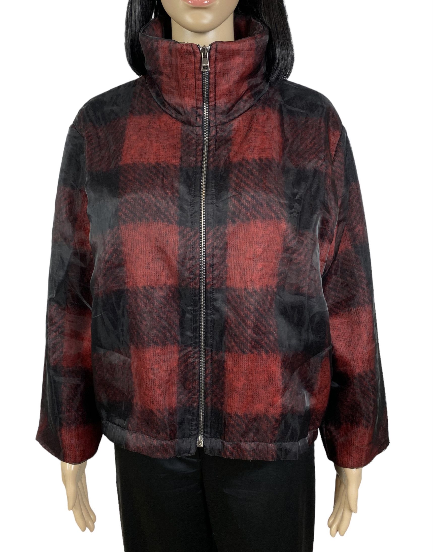Other Marc Cain Checkered Jacket Wool-Mohair Outside Mesh size 4 Size L / US 10 / IT 46 - 10 Thumbnail