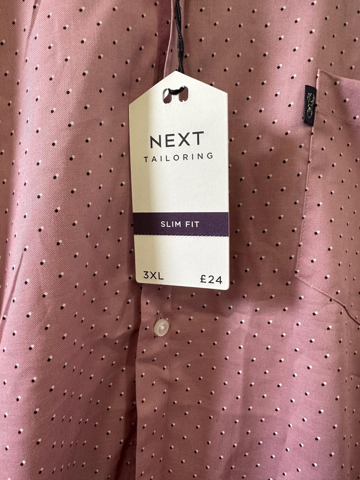 NEXT Next Tailoring Slim Fit Men's Casual Shirt Size US XL / EU 56 / 4 - 4 Thumbnail