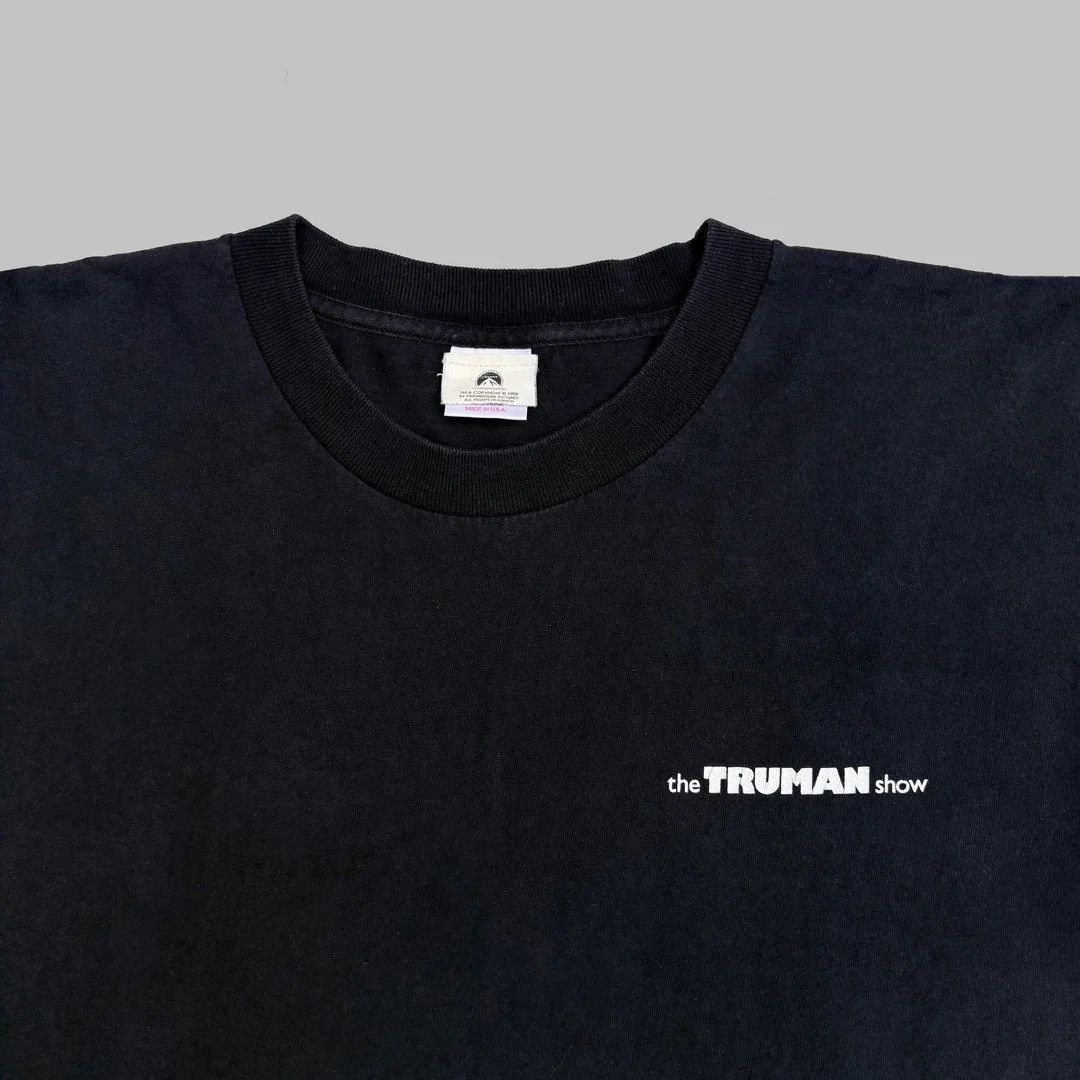 Vintage The Truman Show 1998 90s Vintage Movie Promo Logo T-Shirt Size US XL / EU 56 / 4 - 3 Thumbnail