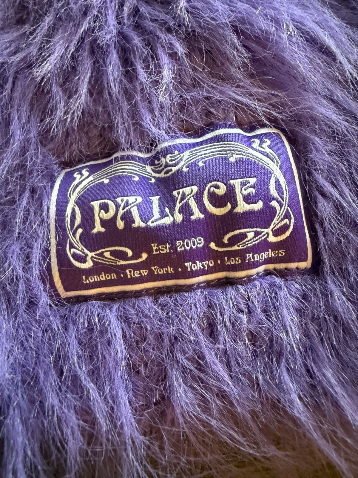 Palace Palace Yeti Cardigan Purple size Medium Size US M / EU 48-50 / 2 - 3 Thumbnail