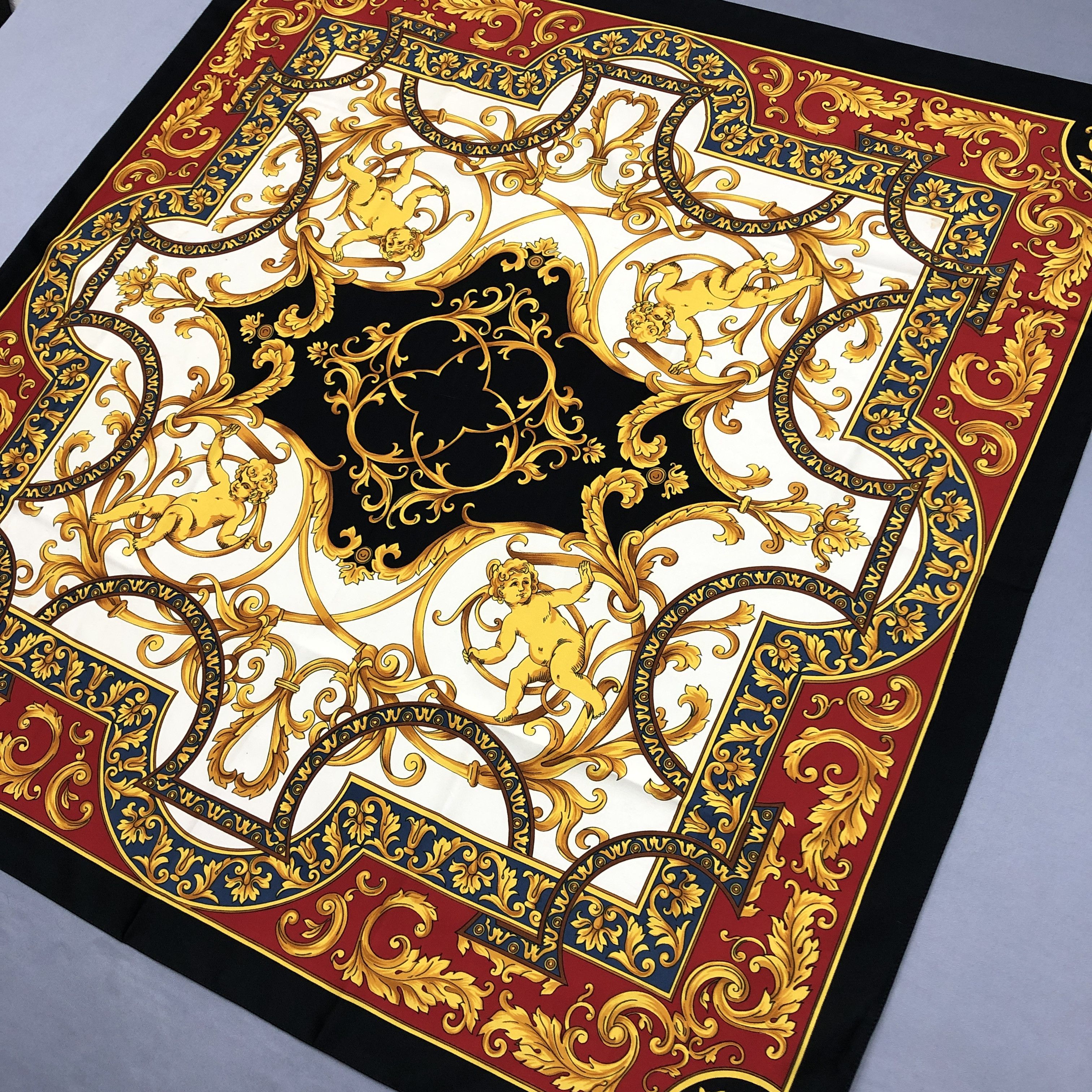 Japanese Brand Vintage Marcogalo SILK Scarf Twill Stole Wraps Scarves Size ONE SIZE - 3 Thumbnail