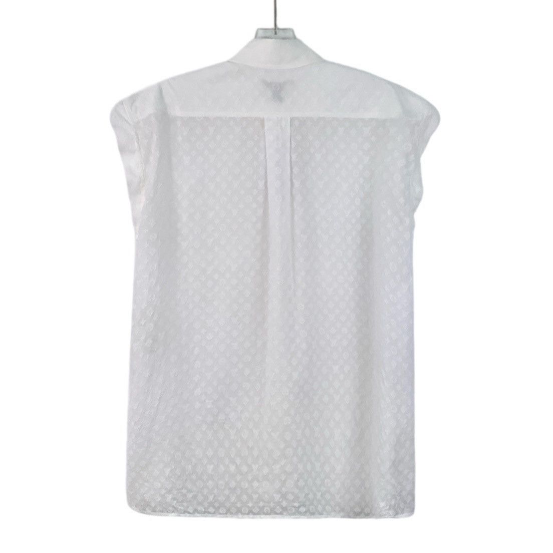 Louis Vuitton Louis Vuitton 23 Logo Embossed Full Print Cotton Shirt, Size XS / US 0-2 / IT 36-38 - 2 Thumbnail