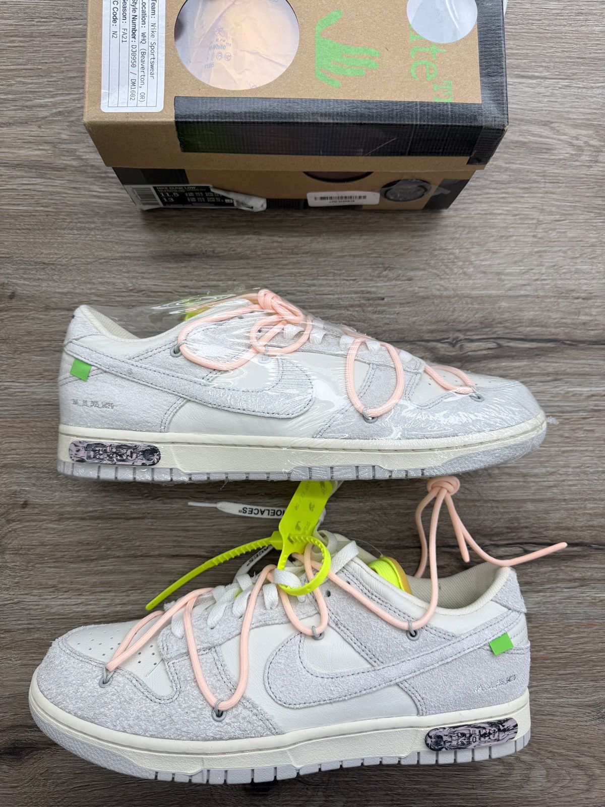 Off White Lot 12 Dunks