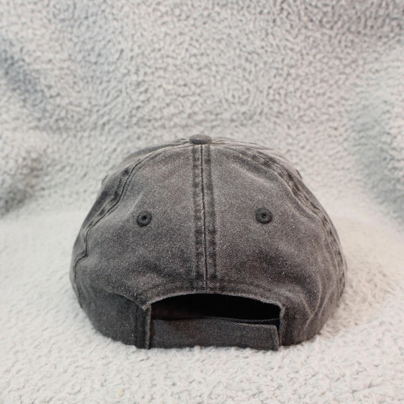 Other Clearwater Beach Hat Cap Adjustable Fishbone Black Acid Wash Size ONE SIZE - 5 Thumbnail