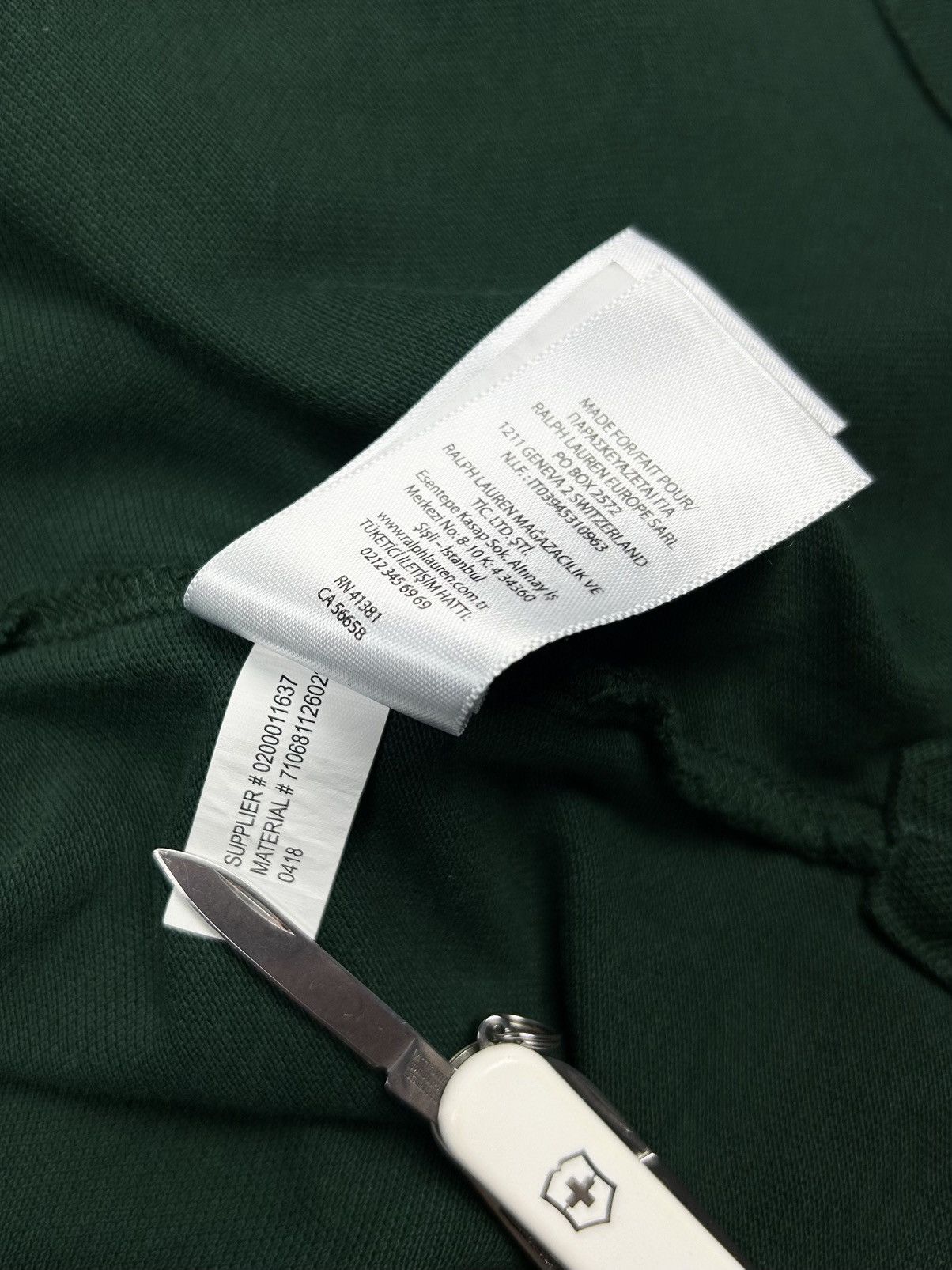Polo Ralph Lauren × Vintage Vintage Polo Ralph Lauren Polo Longsleeve Green Rugby Size US XL / EU 56 / 4 - 9 Thumbnail