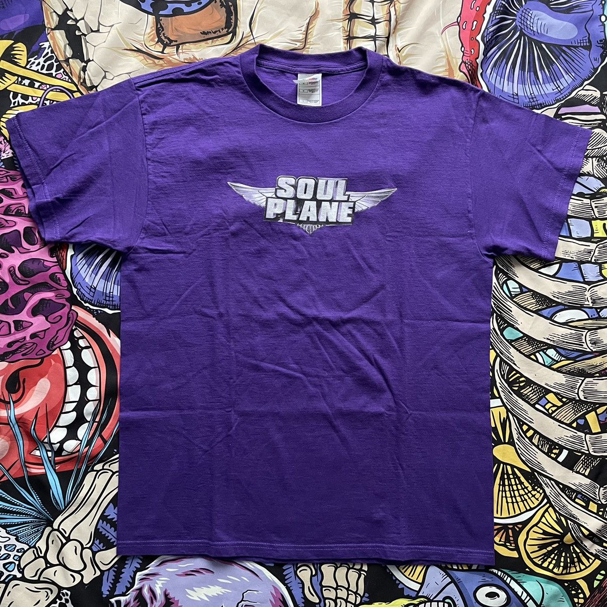 Fruit Of The Loom 2004 Vintage Soul Plane Purple Tee Size US L / EU 52-54 / 3 - 1 Thumbnail