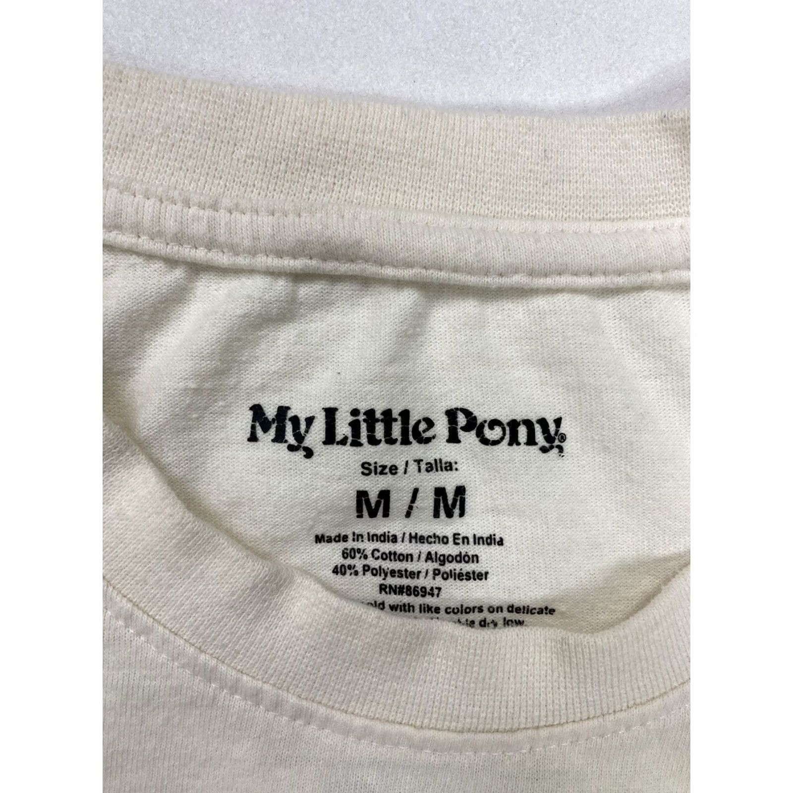 Vintage VINTAGE? My Little Pony The Moon Graphic T-shirt Women Medium Ivory Short Sleeve Size M / US 6-8 / IT 42-44 - 4 Thumbnail
