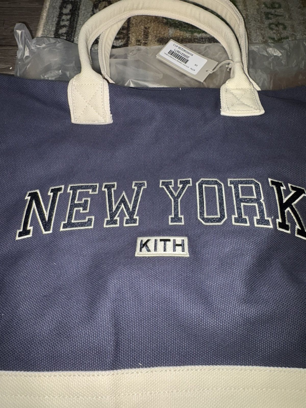 Kith Kith Canvas Tote Bag Nocturnal (NYC Instore Exclusive) Size ONE SIZE - 2 Thumbnail