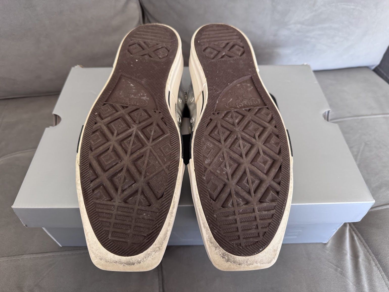 Converse × Rick Owens Drkshdw Rick Owens x Converse TURBODRK Silver Size US 10.5 / EU 43-44 - 6 Thumbnail