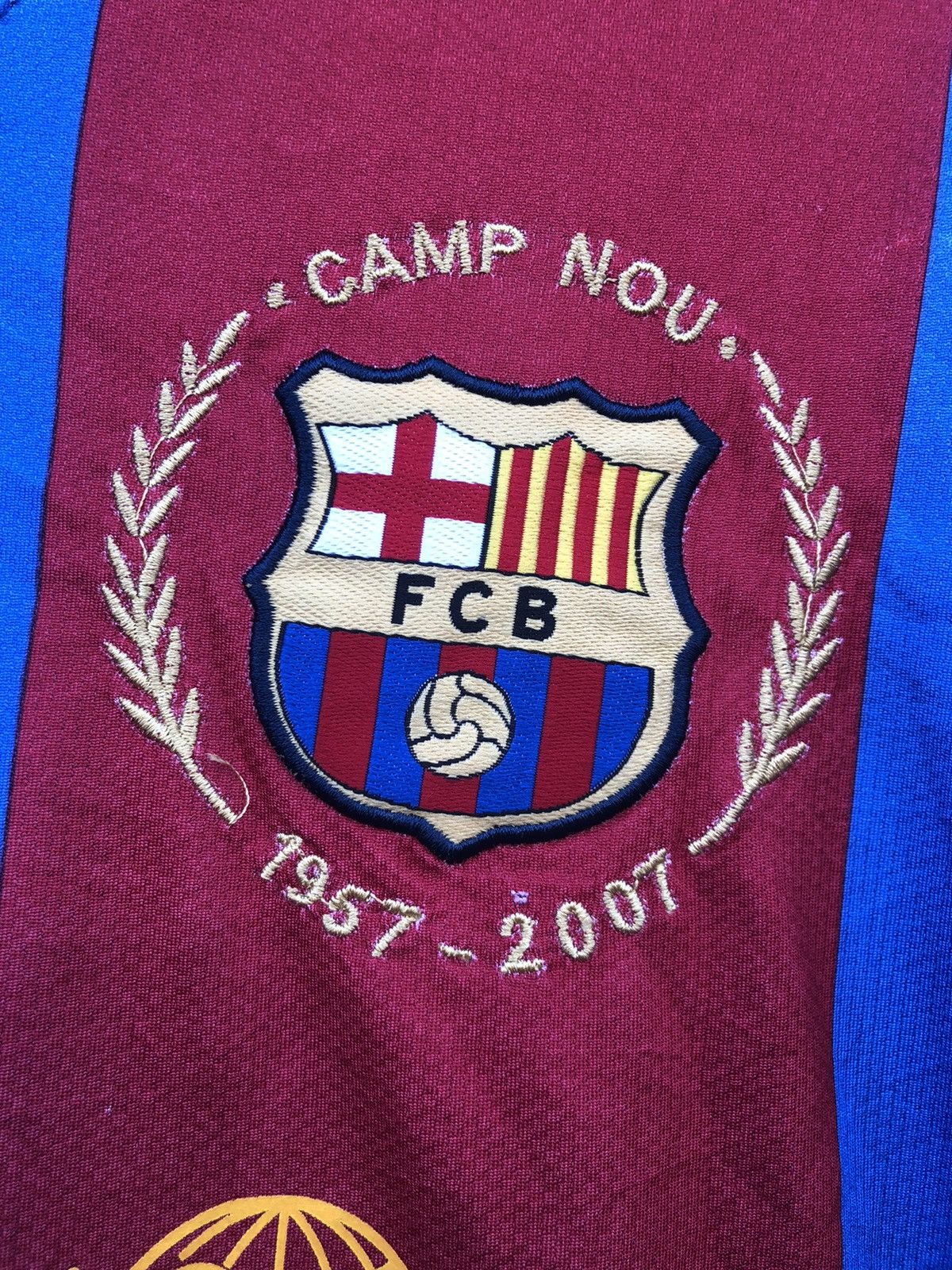 Vintage Rare🔥 Vintage 2007 Barcelona Fc "Samuel Eto'o" #9 Jersey Size US L / EU 52-54 / 3 - 5 Thumbnail