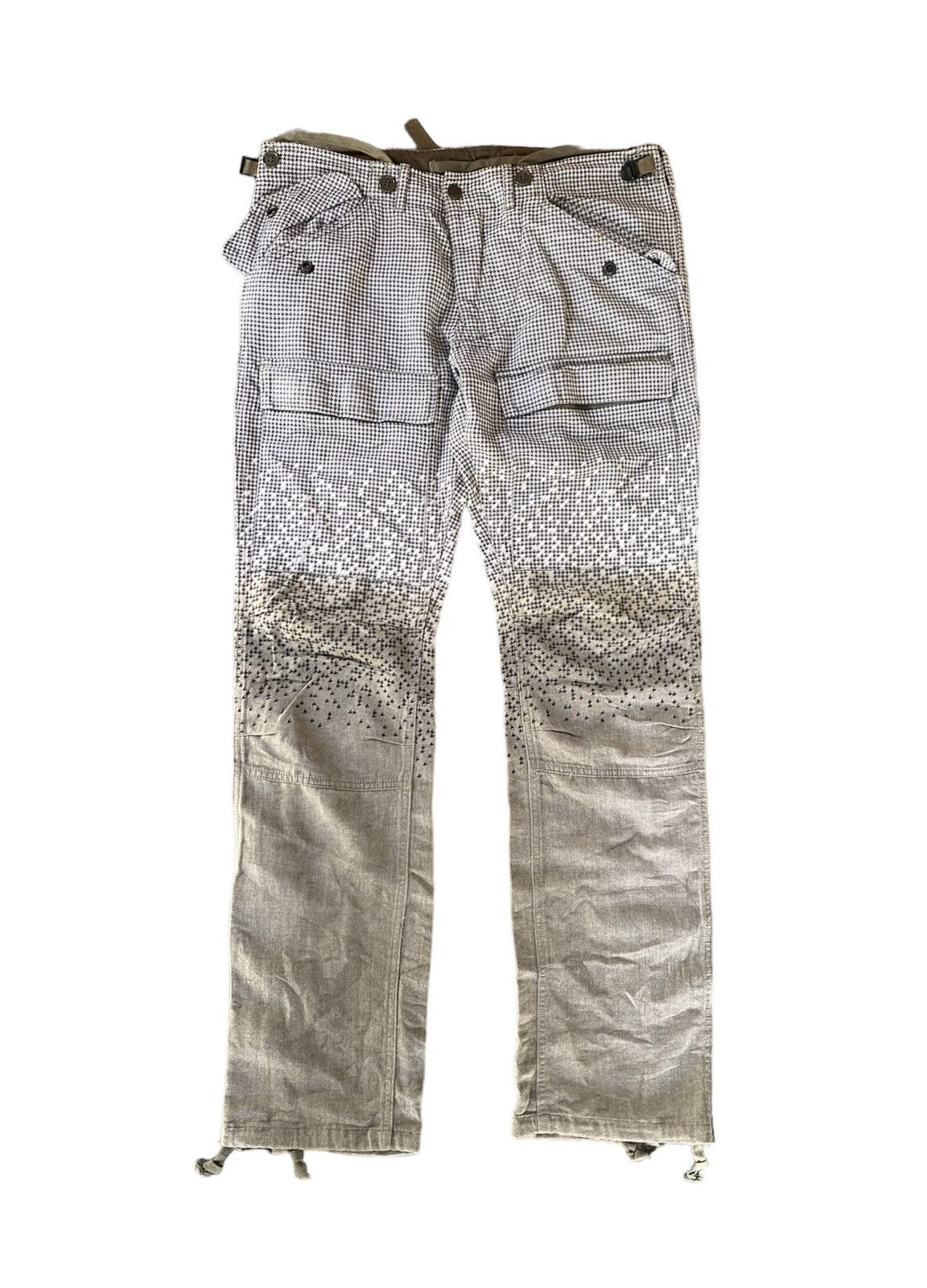 Maison MIHARA YASUHIRO Vtg Miharayasuhiro Gradient Runway Pocket Sweat cargos Size US 32 / EU 48 - 1 Thumbnail