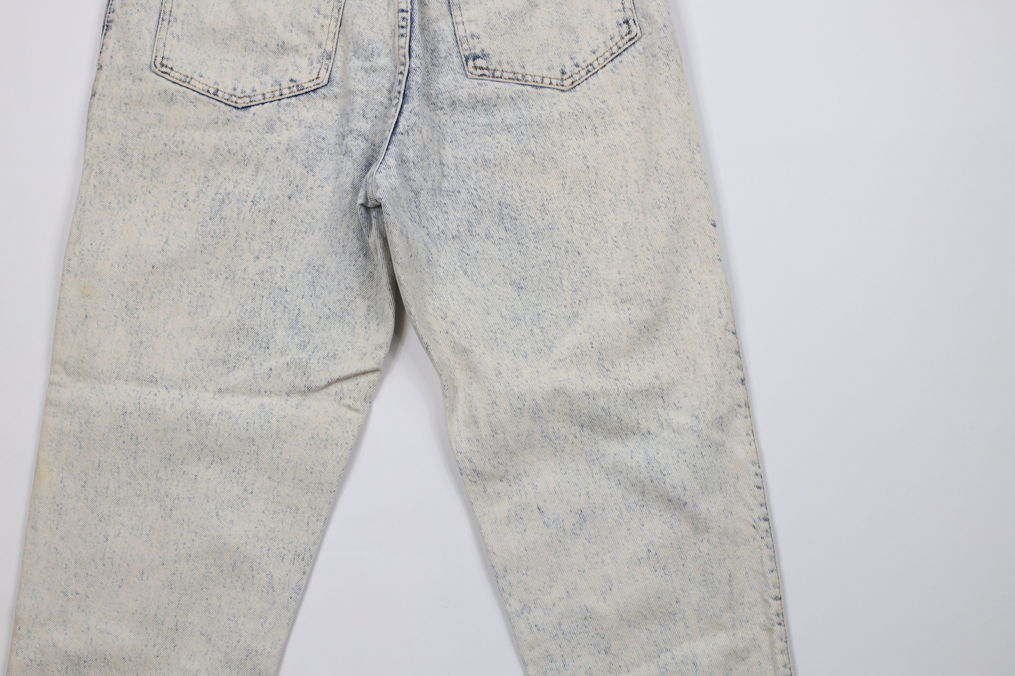 Vintage Vintage 90s IOU Streetwear Acid Wash Tapered Leg Denim Jeans Size 34" / US 12 / IT 48 - 10 Thumbnail