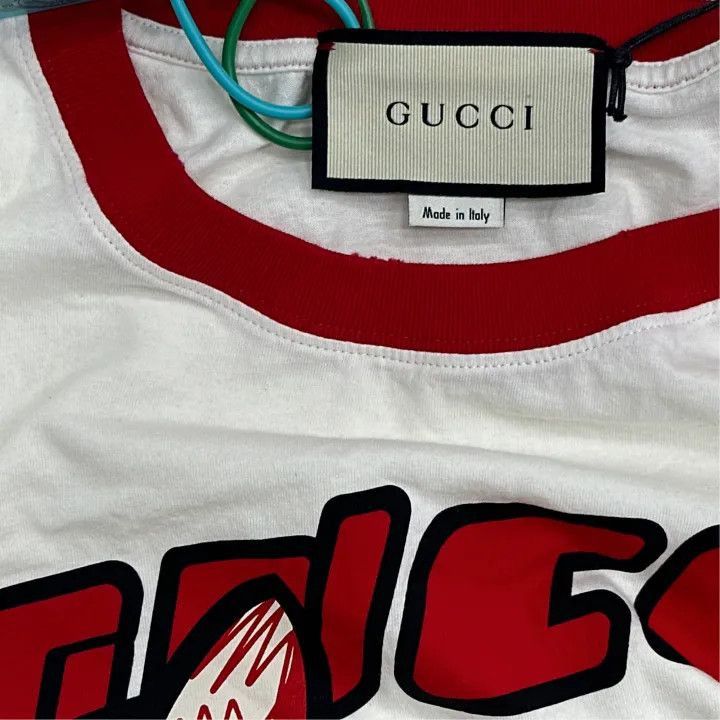 Gucci Gucci Cat Print Oversized T-Shirt-2507 Size XL / US 12-14 / IT 48-50 - 2 Thumbnail