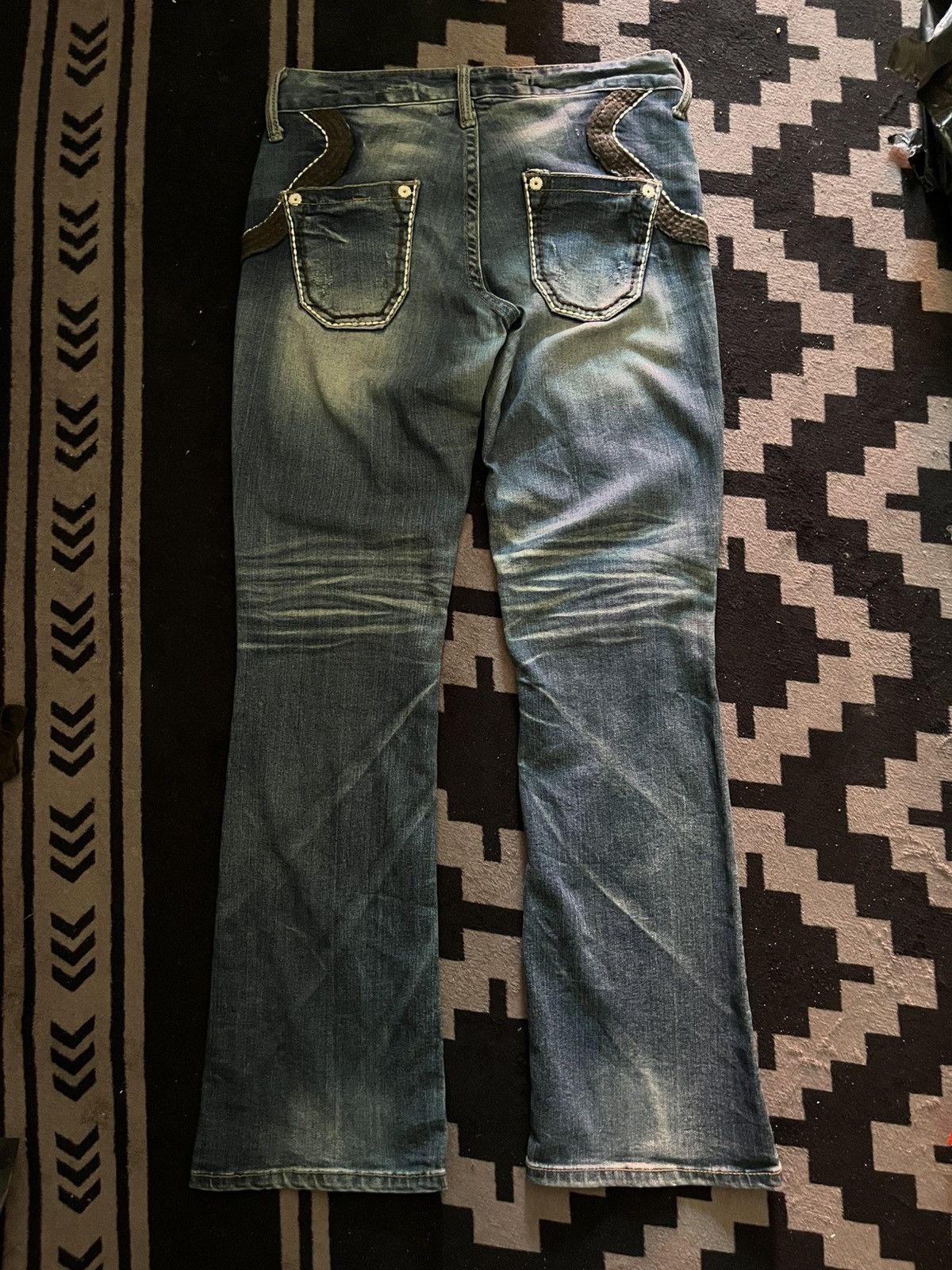 Hysteric Glamour Lolita yoshitomo nara flare jeans Size US 30 / EU 46 - 2 Thumbnail