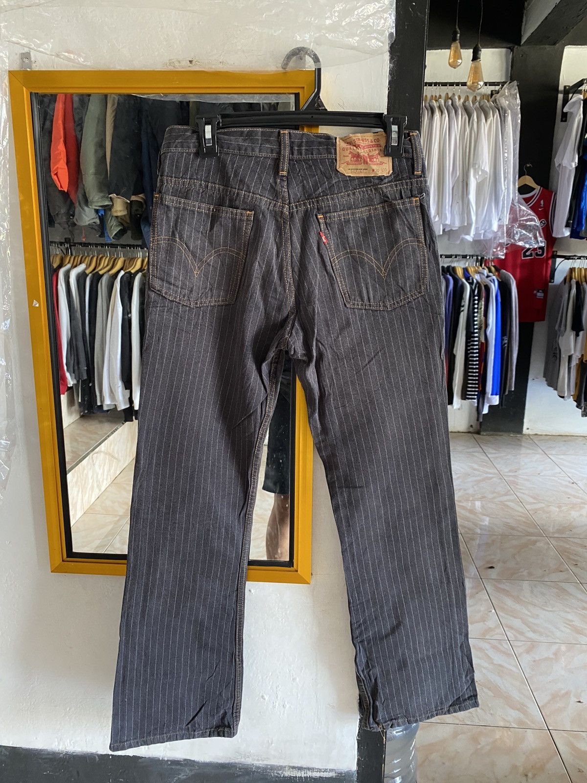 Levi's Rare strip levis pants bootcut Size US 30 / EU 46 - 2 Thumbnail