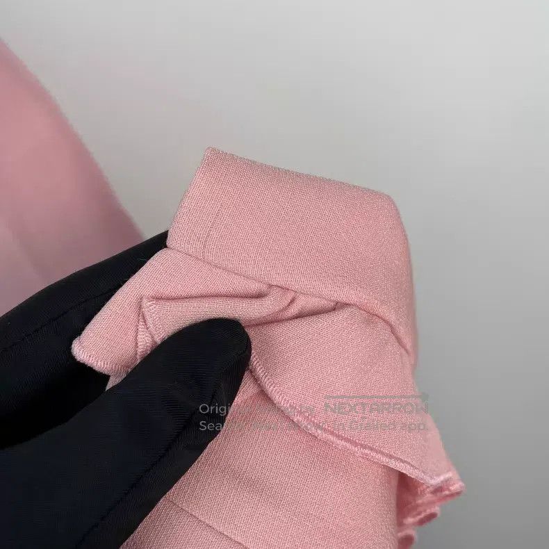 Louis Vuitton Louis Vuitton Pink wool mulberry silk dress Size XS / US 0-2 / IT 36-38 - 5 Thumbnail