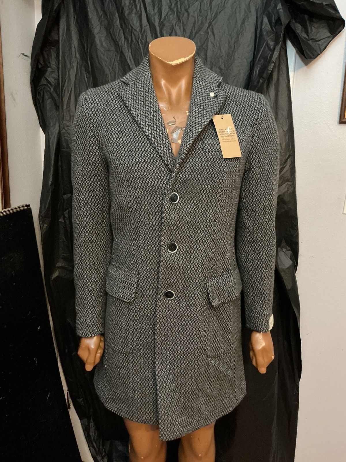 Luigi Bianchi Luigi Bianchi Mantova Sartoria Wool Cashmere Dream Coat Size US S / EU 44-46 / 1 - 10 Thumbnail