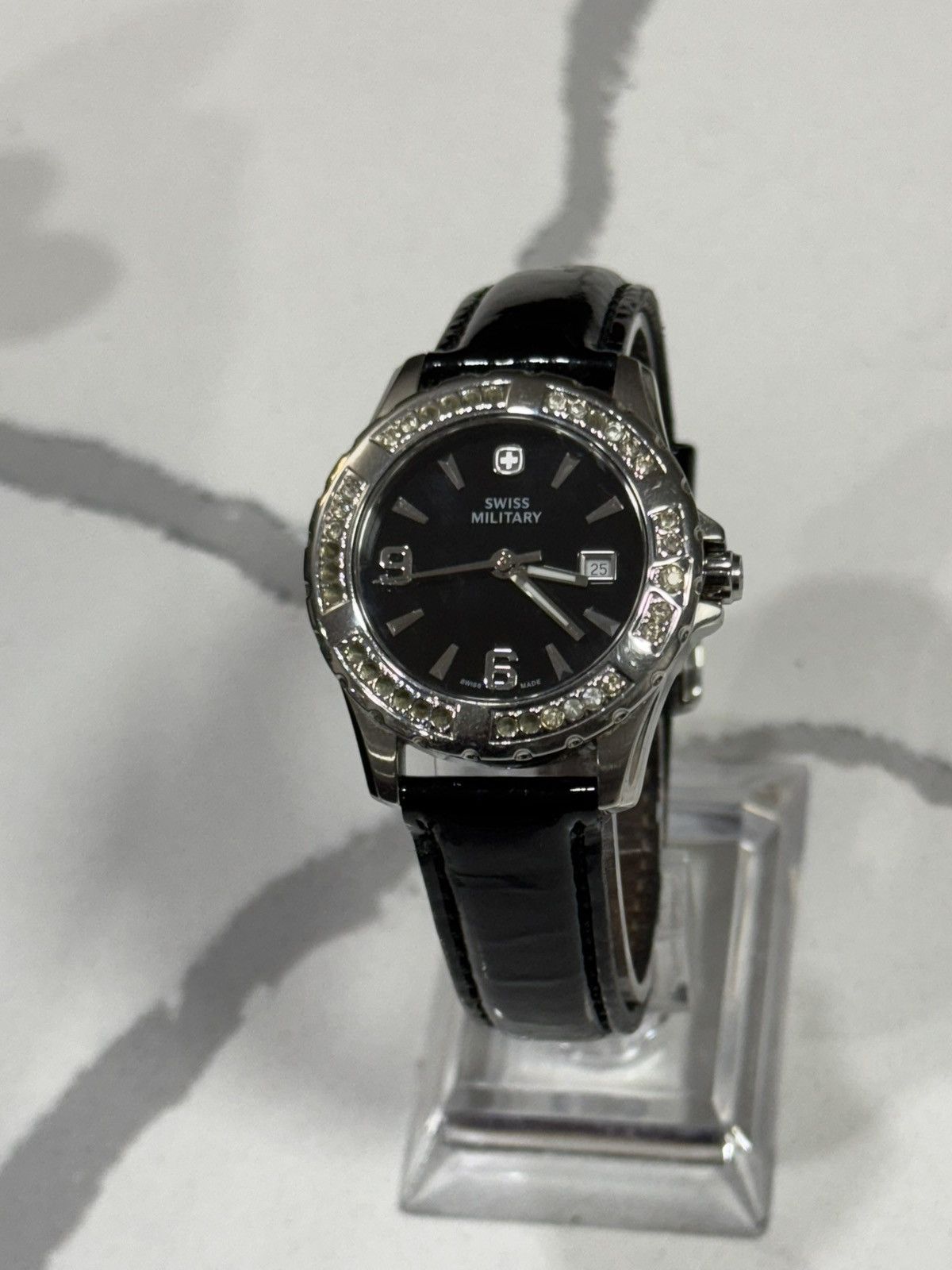 Swissgear Swiss Military Rhinestone Watch w/ Patent Leather Strap Size ONE SIZE - 1 Thumbnail