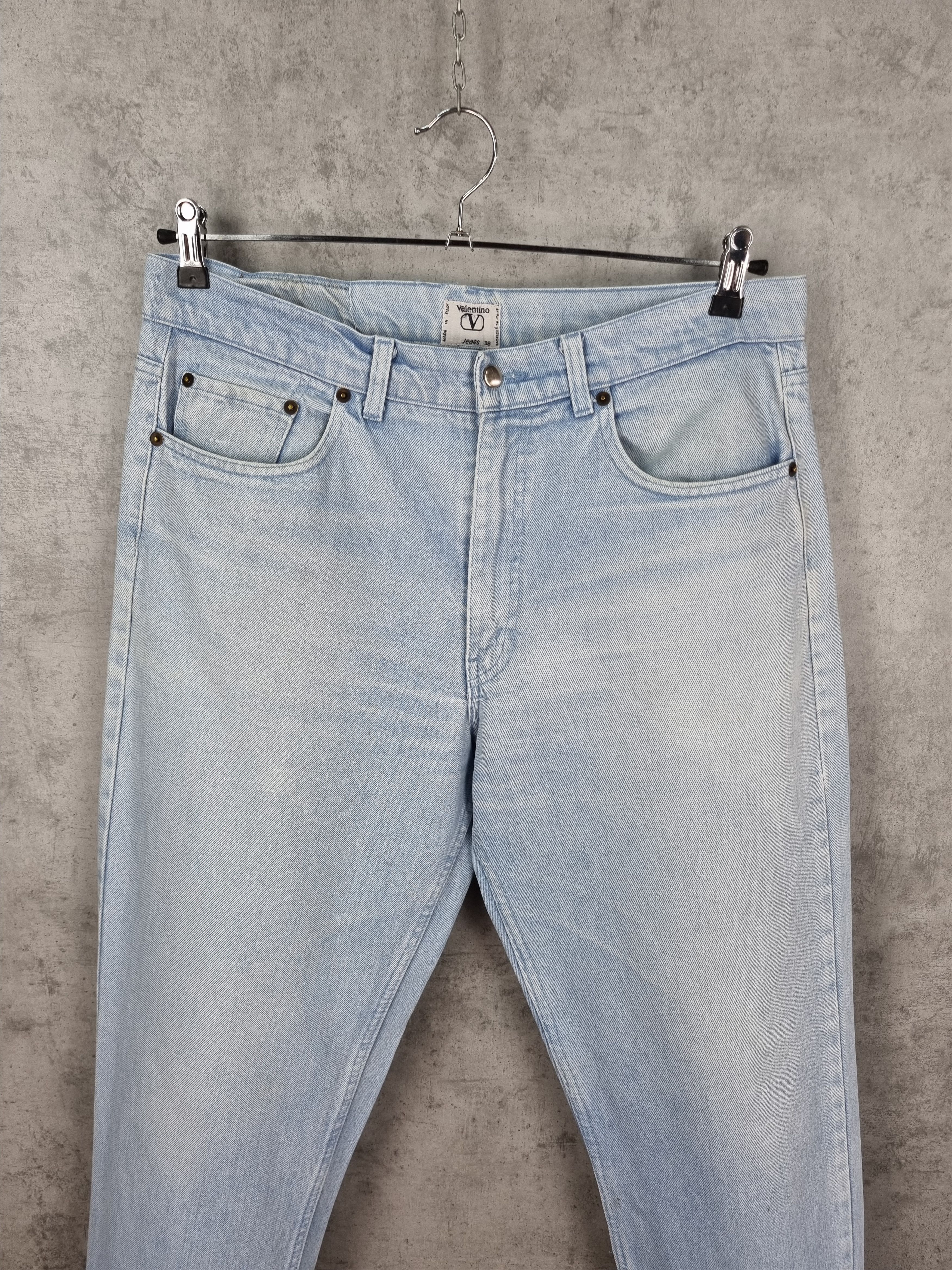 Gianni Valentino × Valentino 80s Vintage VALENTINO Bootcut Cropped Jeans Size US 33 - 9 Thumbnail