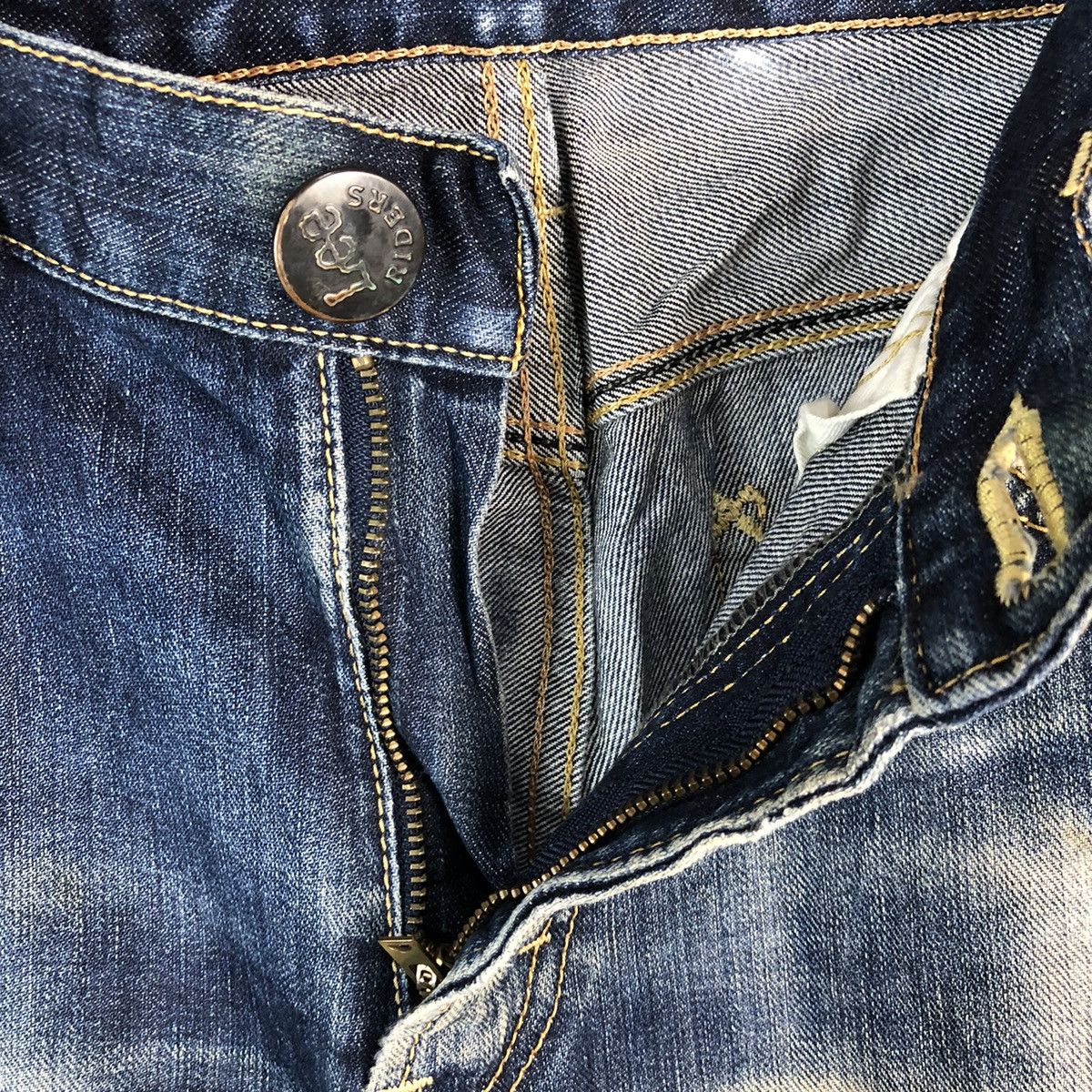 Lee Lee Black Distressed Denim Pants #A2136 Size US 32 / EU 48 - 12 Thumbnail