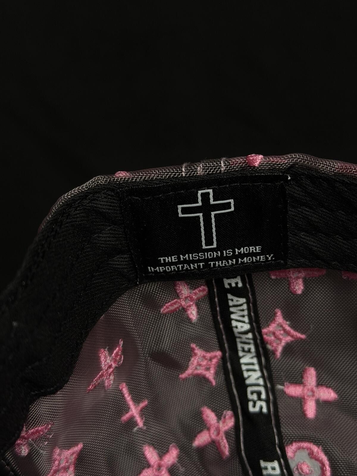 Japanese Brand Deadstock Rude Awakenings Pink LA Mens Snapback Hat Size ONE SIZE - 6 Thumbnail