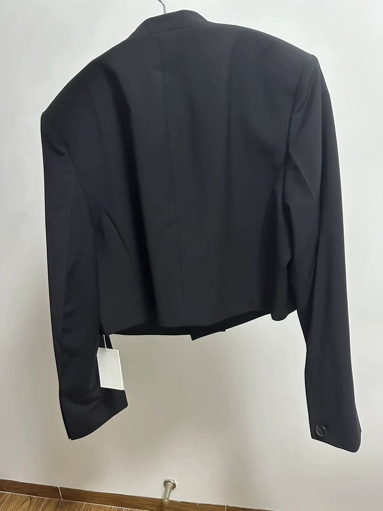 Helmut Lang HELMUT LANG Black short coat Size M / US 6-8 / IT 42-44 - 2 Thumbnail