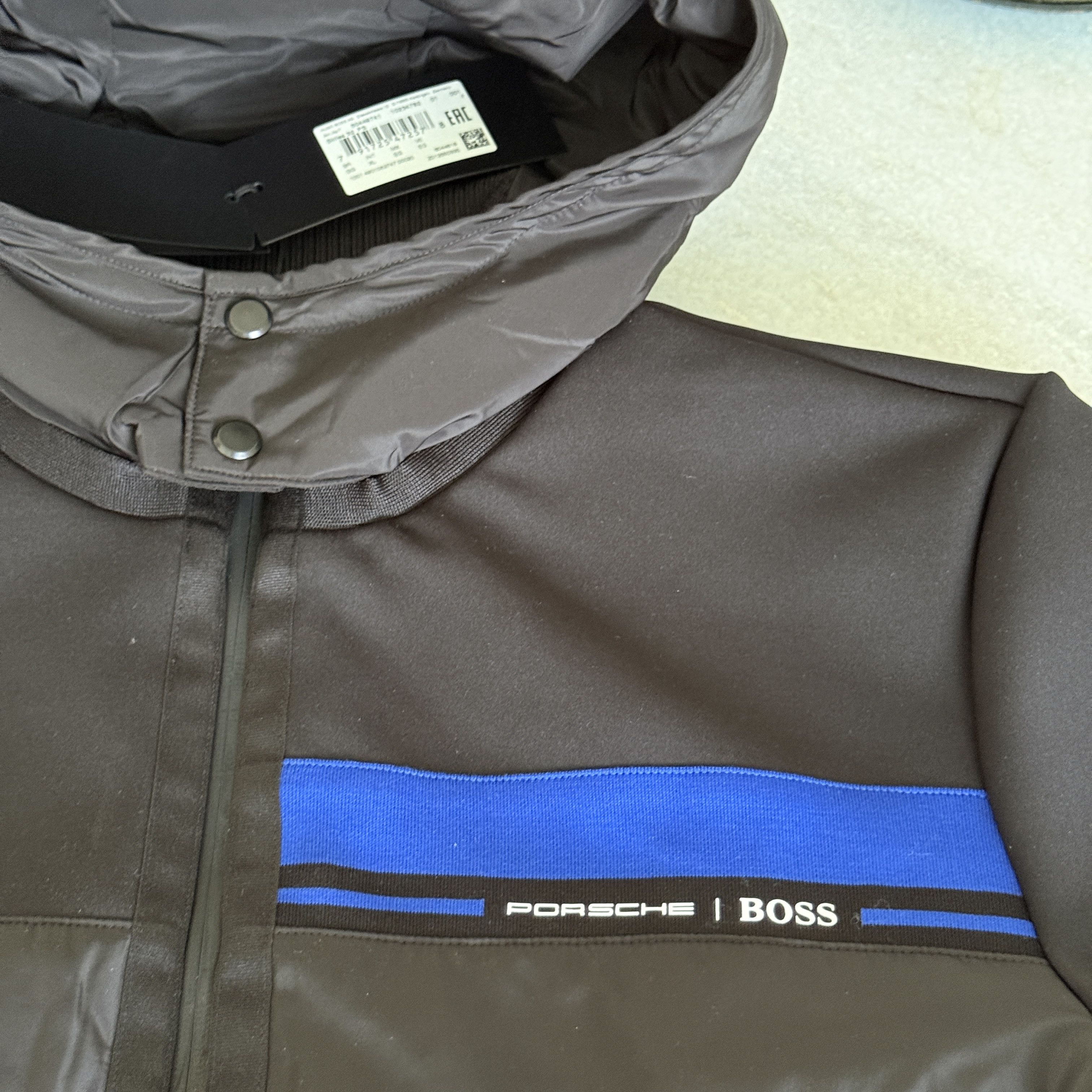 Hugo Boss Hugo Boss Porsche Skiles 32 Black Hooded Jacket, Sz. Med Size US M / EU 48-50 / 2 - 16 Thumbnail