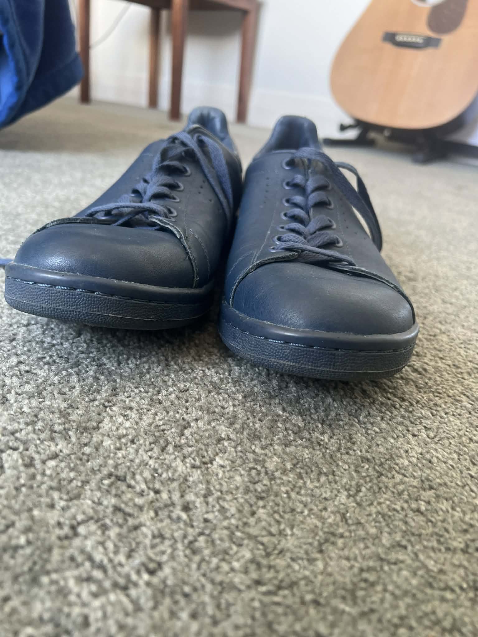 Adidas × Raf Simons Raf Simons x Adidas Stan Smith Navy Blue Size US 9 / EU 42 - 7 Thumbnail