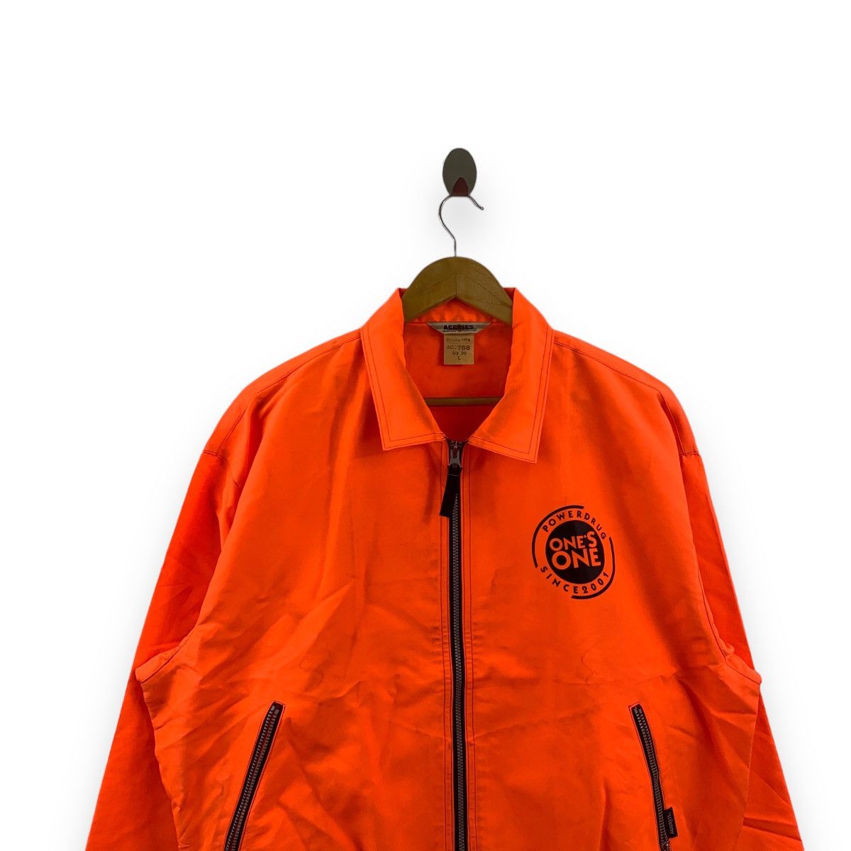 Vintage Vintage POWER DRUG ONE S ONE Racing Team Jacket Size US L / EU 52-54 / 3 - 3 Thumbnail