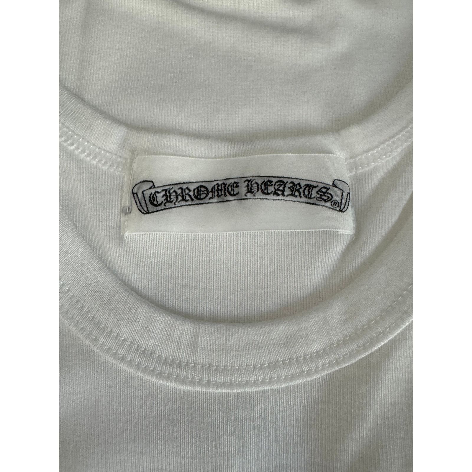 Chrome Hearts Unworn Chrome Hearts Gunze White Muscle Tee Size M Size US M / EU 48-50 / 2 - 5 Thumbnail