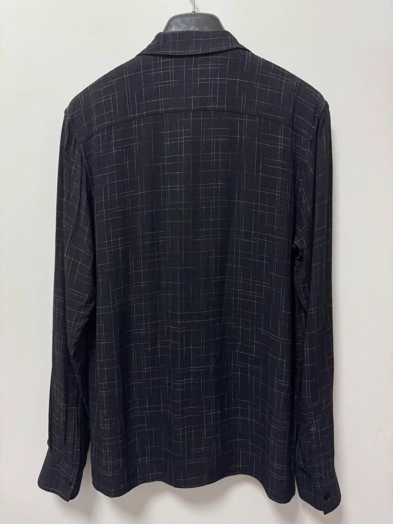 Saint Laurent Paris Saint Laurent Paris size 39 14fw show Cuban collar silk bl Size US M / EU 48-50 / 2 - 2 Thumbnail