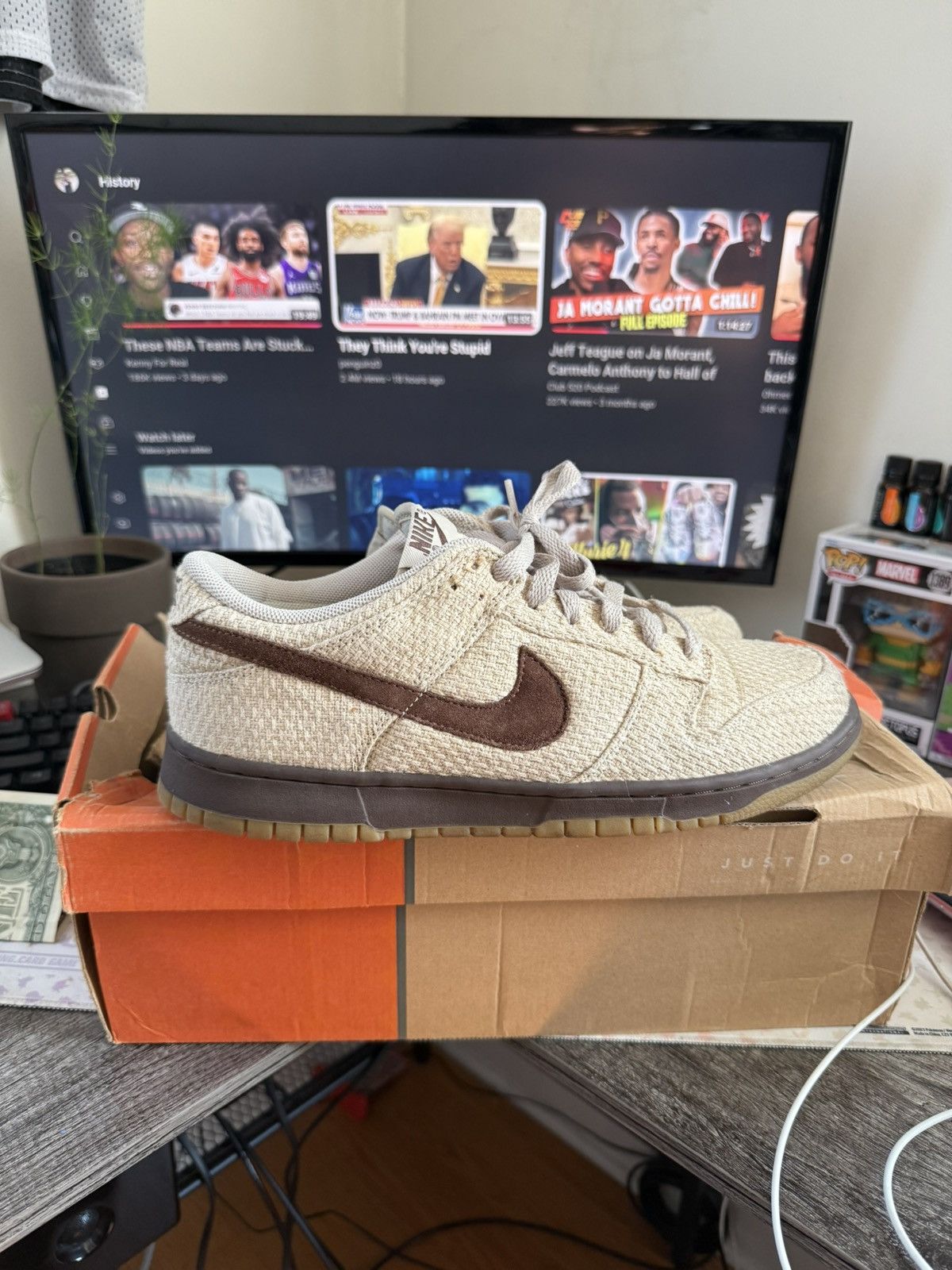 Nike 2005 Nike dunk low ‘net medium brown’ Size US 11 / EU 44 - 1 Thumbnail