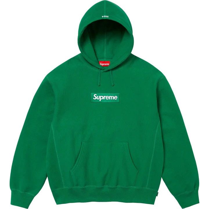 Supreme In Hand Supreme Box Logo Hoodie FW24 Green Size US S / EU 44-46 / 1 - 1 Thumbnail