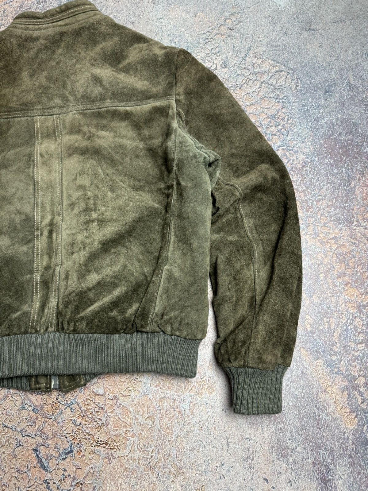 Japanese Brand LEATHER JACKET SUEDE PERFECTO BOMBER STYLE OLD MANY Size US M / EU 48-50 / 2 - 14 Thumbnail