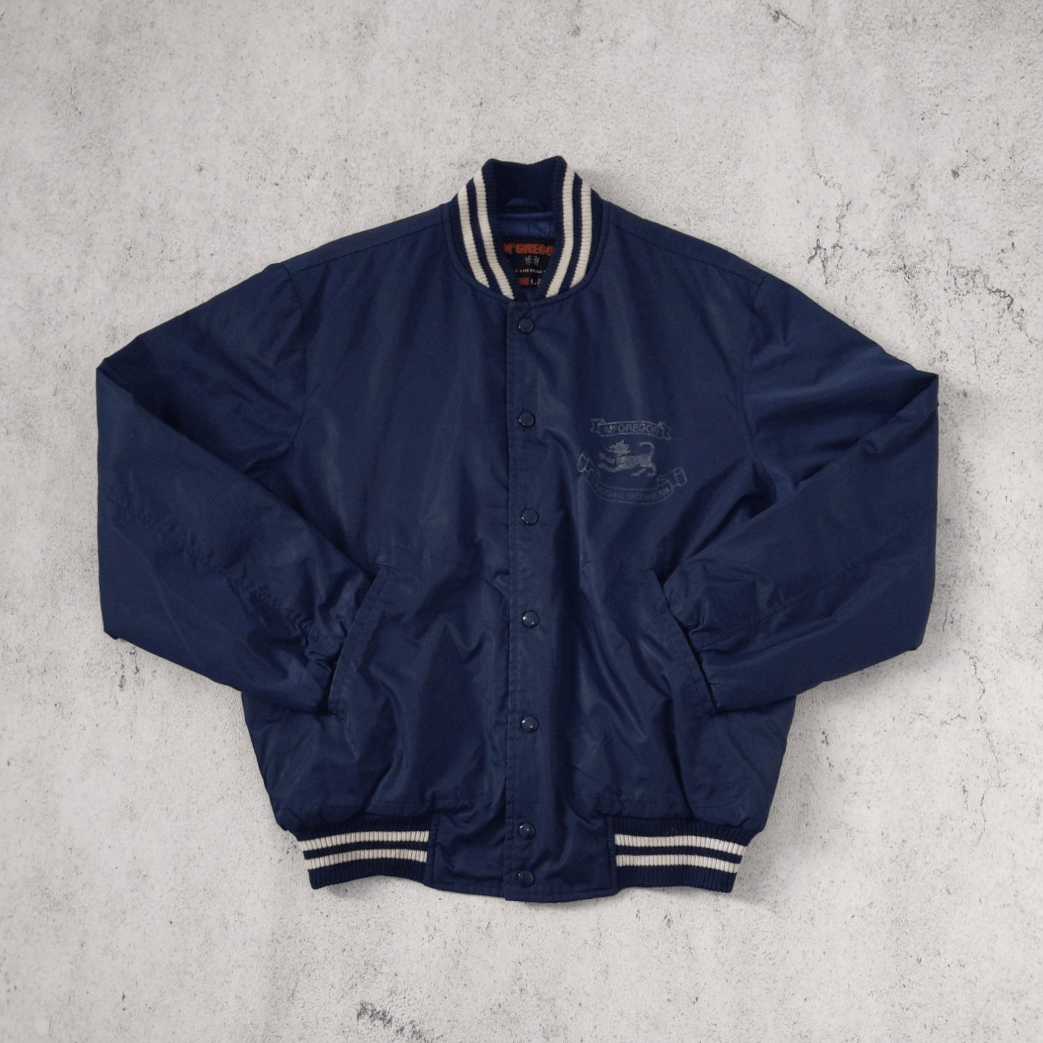 Japanese Brand × McGregor × Vintage Vintage SunFaded 90s McGregor Varsity Bomber Jacket Size US L / EU 52-54 / 3 - 6 Thumbnail