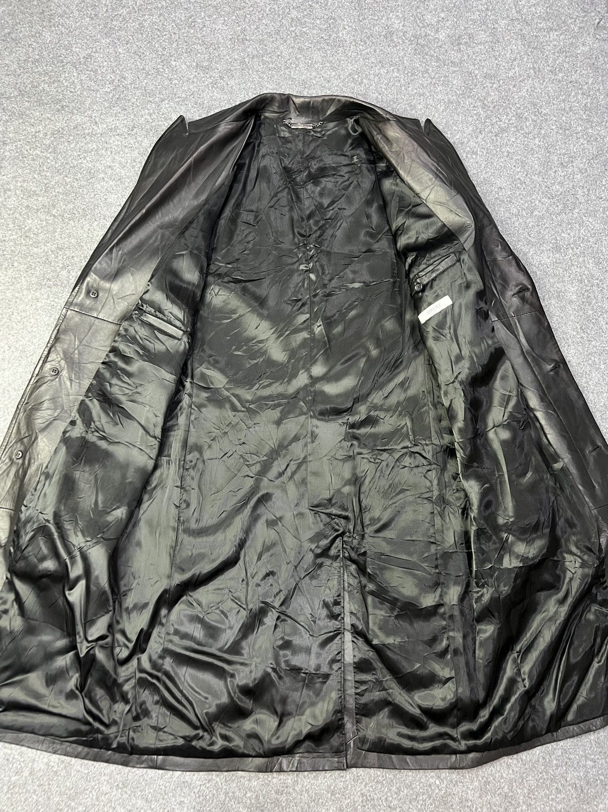 Versace Versace Leather Coats Size XL / US 12-14 / IT 48-50 - 3 Thumbnail