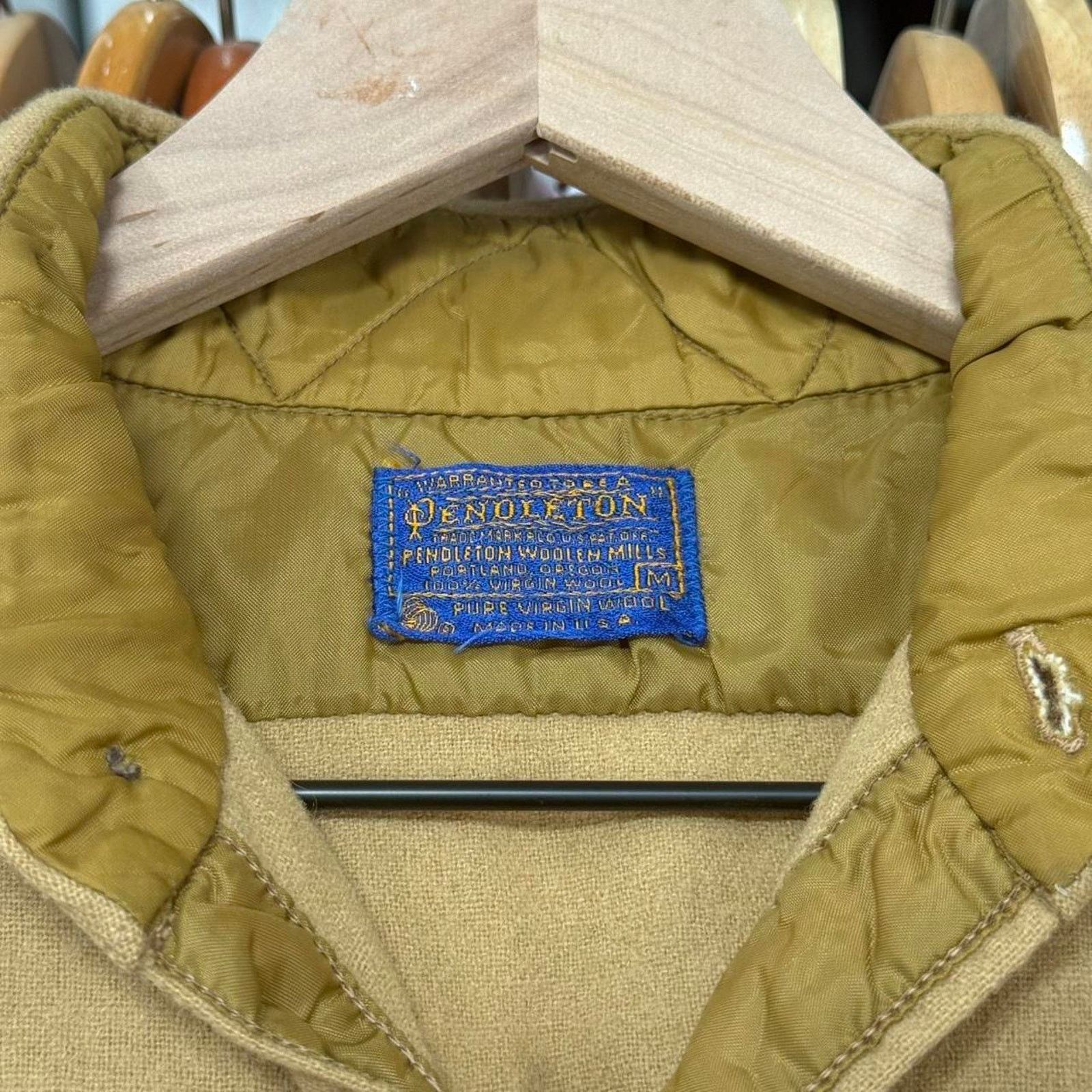 Pendleton Vintage Pendleton Late 60s Board Shirt Flannel Tan Size US M / EU 48-50 / 2 - 7 Thumbnail