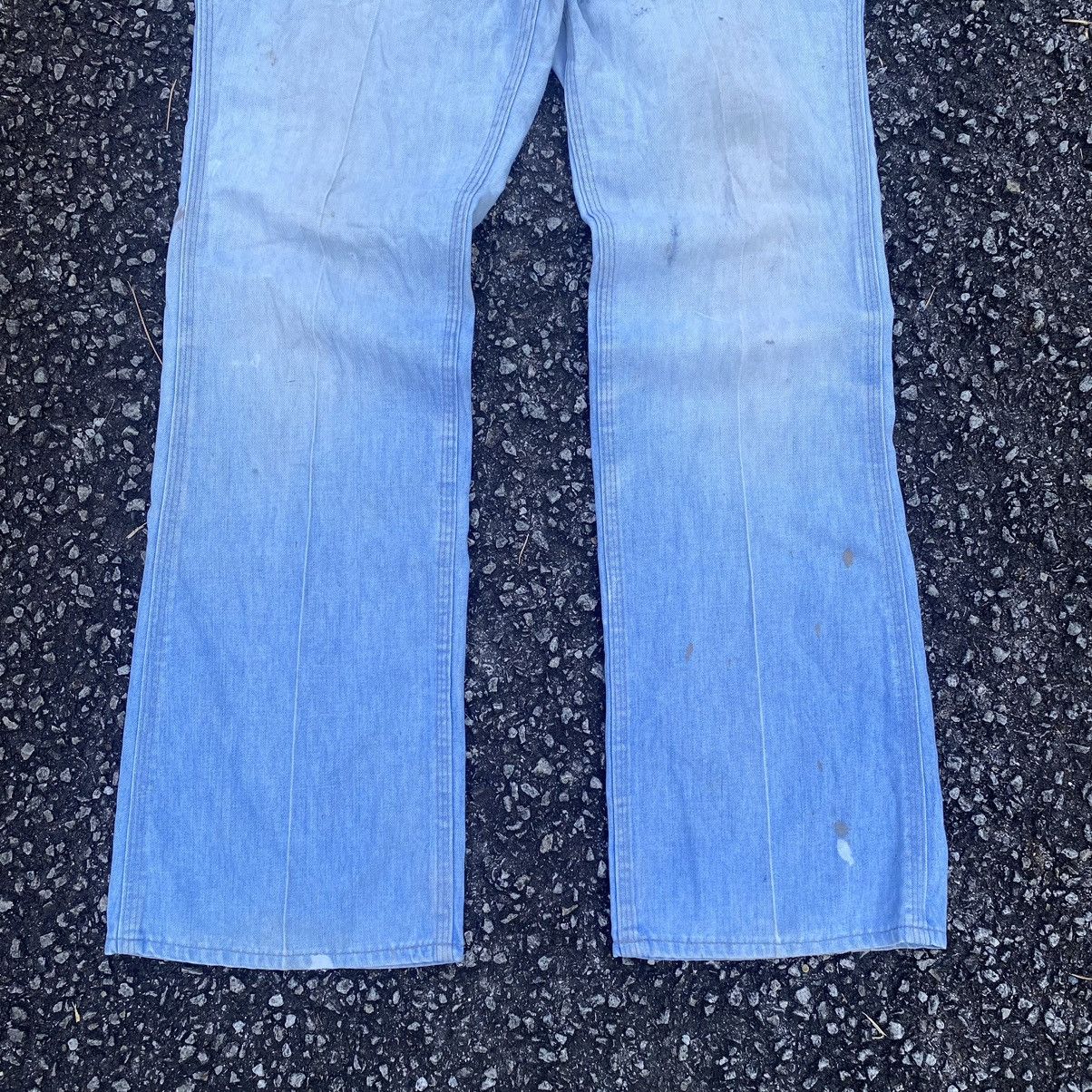 Levi's × Vintage Vintage Levis San Francisco Orange Tag Flare Denim Jeans Size US 34 / EU 50 - 4 Thumbnail