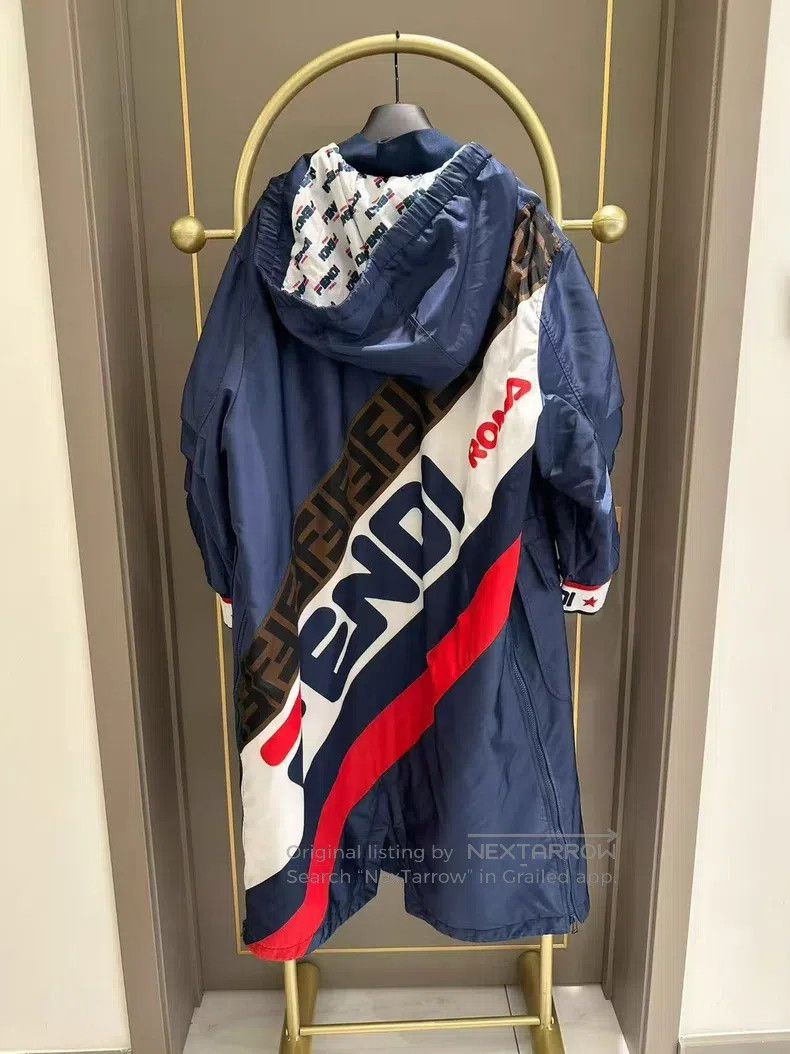 Fendi Fendi Long thin cotton jacket Size M / US 6-8 / IT 42-44 - 1 Thumbnail