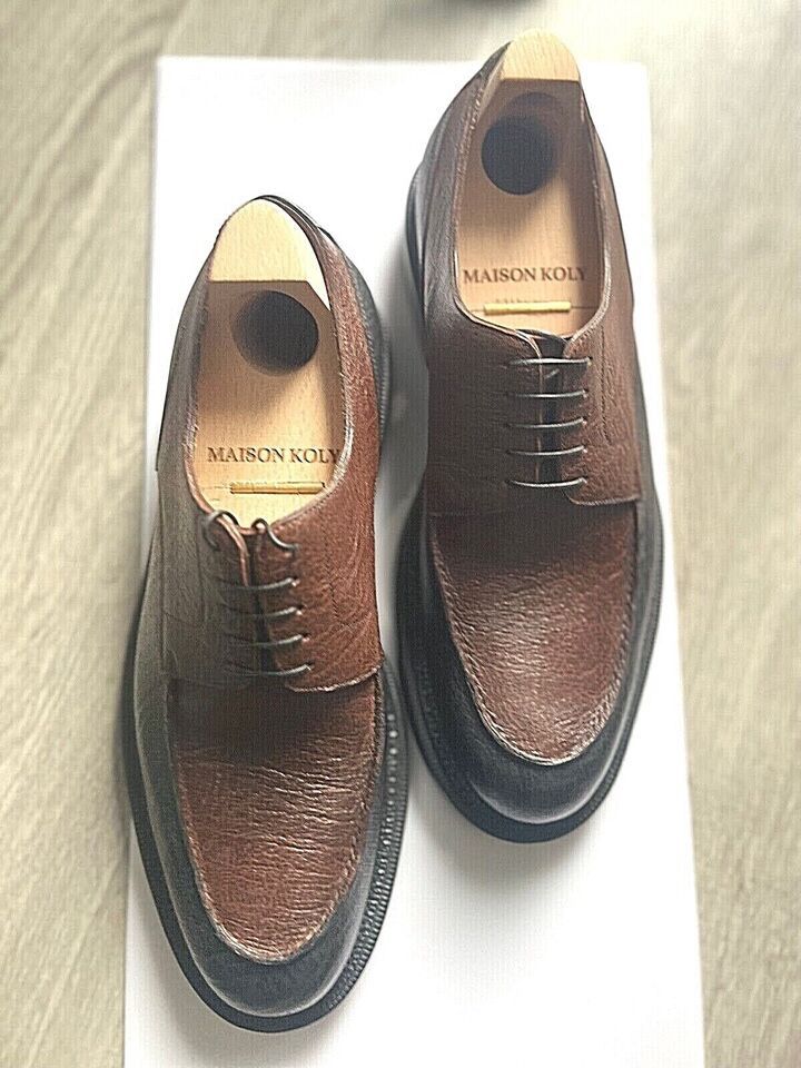 Enzo Bonafe Maison Koly X Bonafe Serengeti Kudu brown dark grey Size US 11.5 / EU 44-45 - 5 Thumbnail