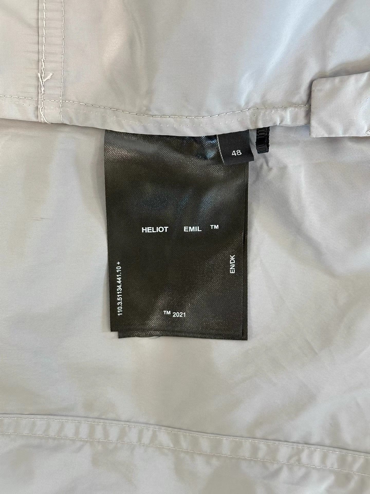 Heliot Emil Heliot Emil HE Nylon Short Sleeve Shirt K35 Size US M / EU 48-50 / 2 - 7 Thumbnail