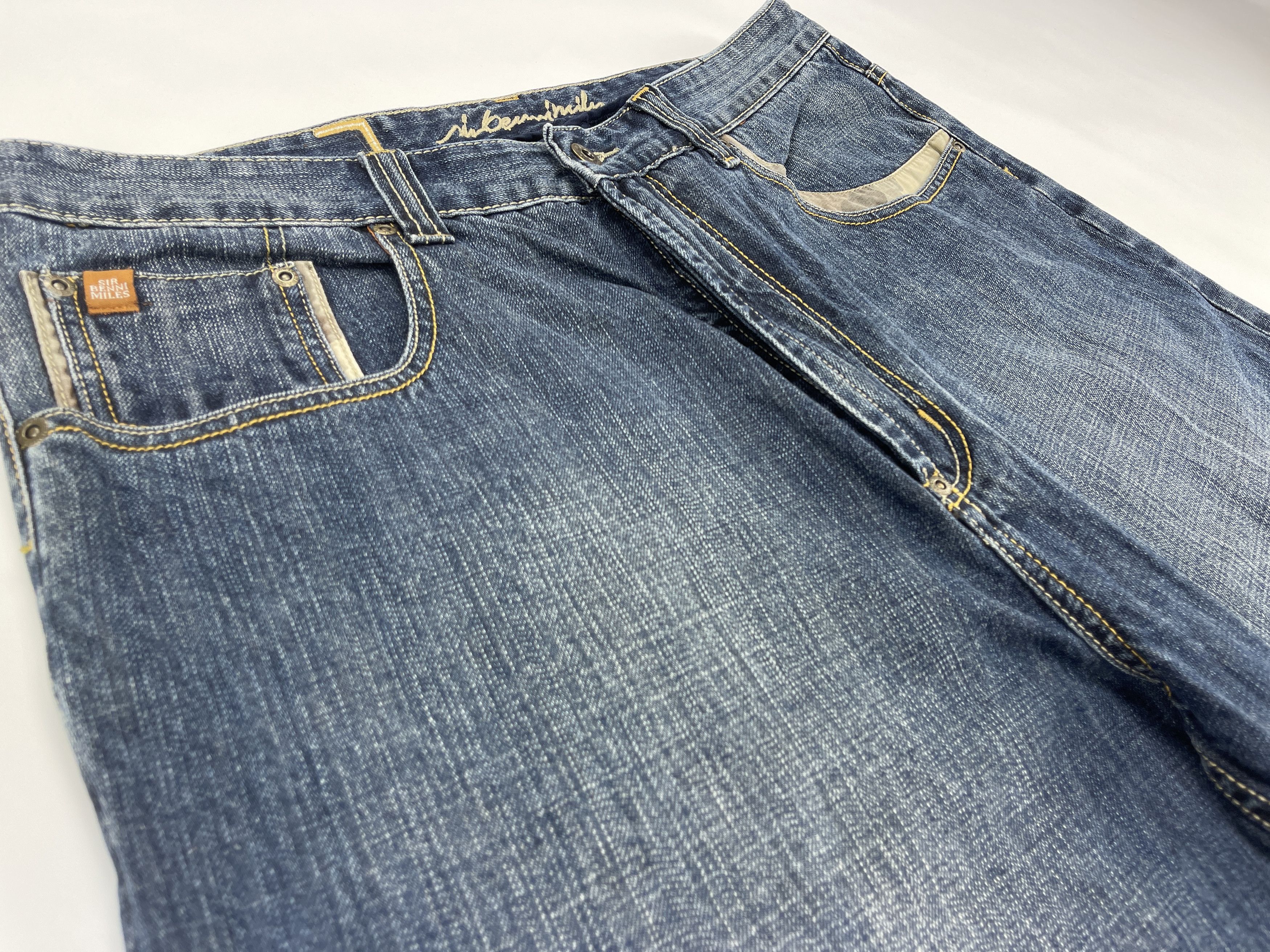 Other Sir Benni Miles jeans shorts, vintage baggy jeans 90s 36 Size US 36 / EU 52 - 10 Thumbnail