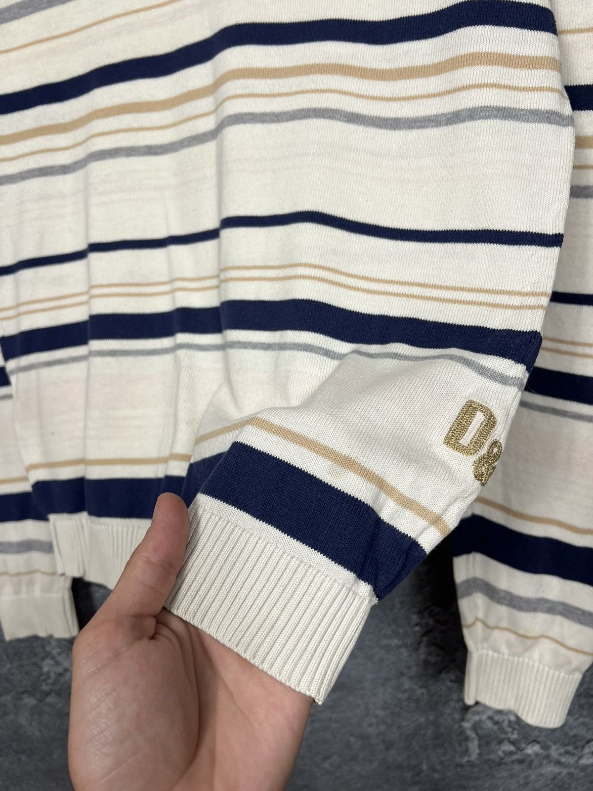 Dolce & Gabbana Vintage Dolce Gabbana V Check Jumper Sweater Size US M / EU 48-50 / 2 - 4 Thumbnail