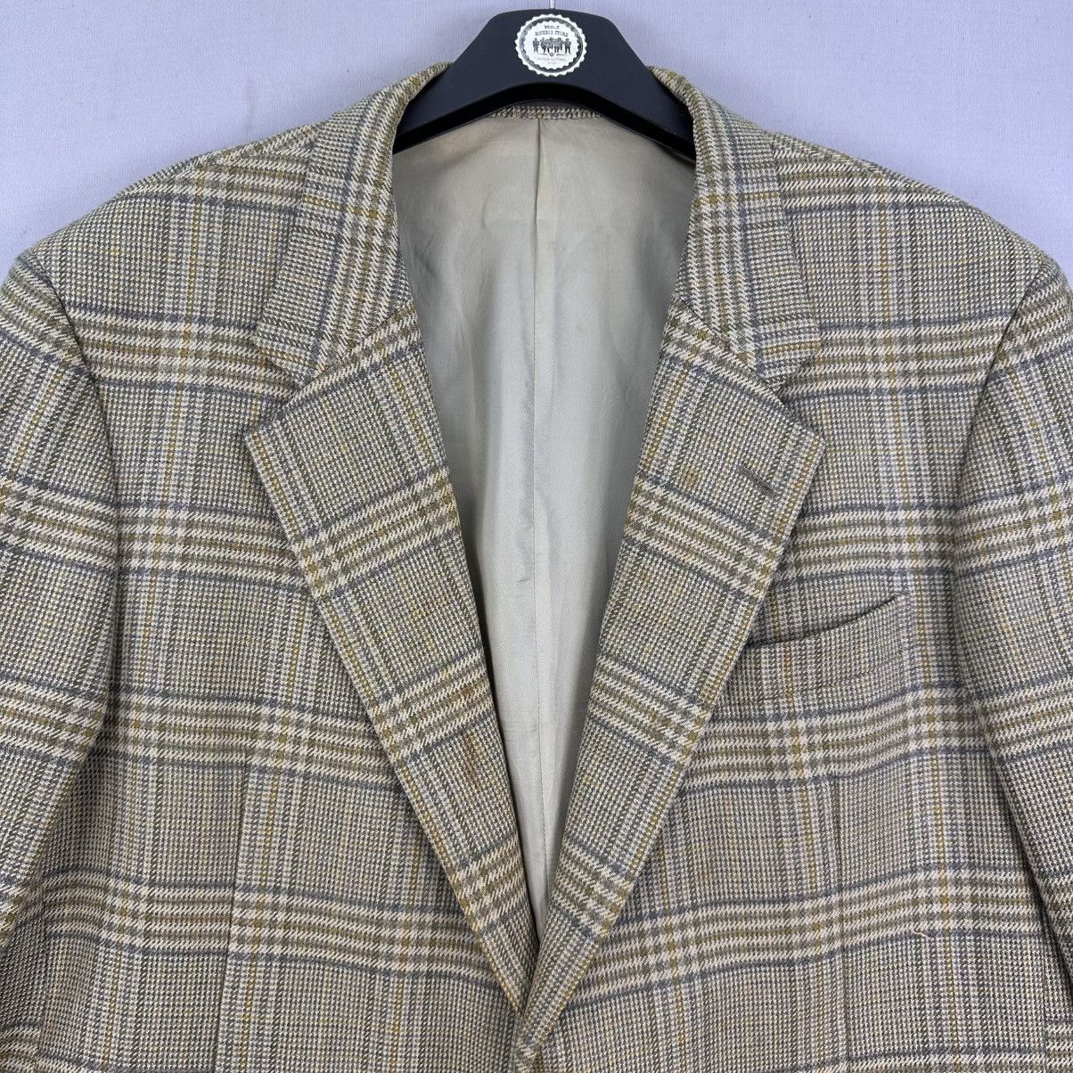 Burberry Vintage 90'a Burberrys New Wool Tartan Check Blazer Size US XL / EU 56 / 4 - 7 Thumbnail