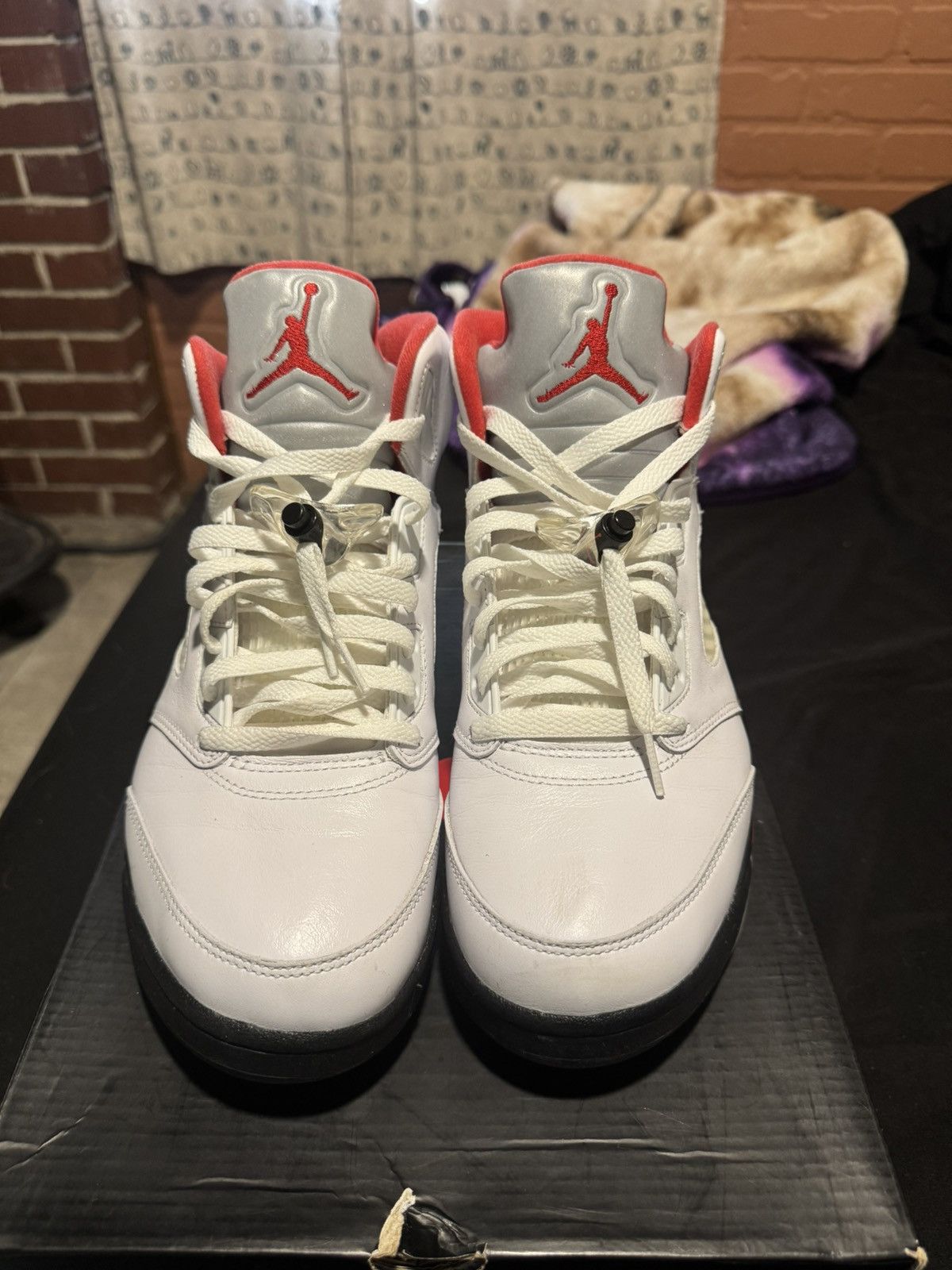 Jordan Brand Retro Jordan 5 Fire Red 2020 Size US 10 / EU 43 - 1 Thumbnail